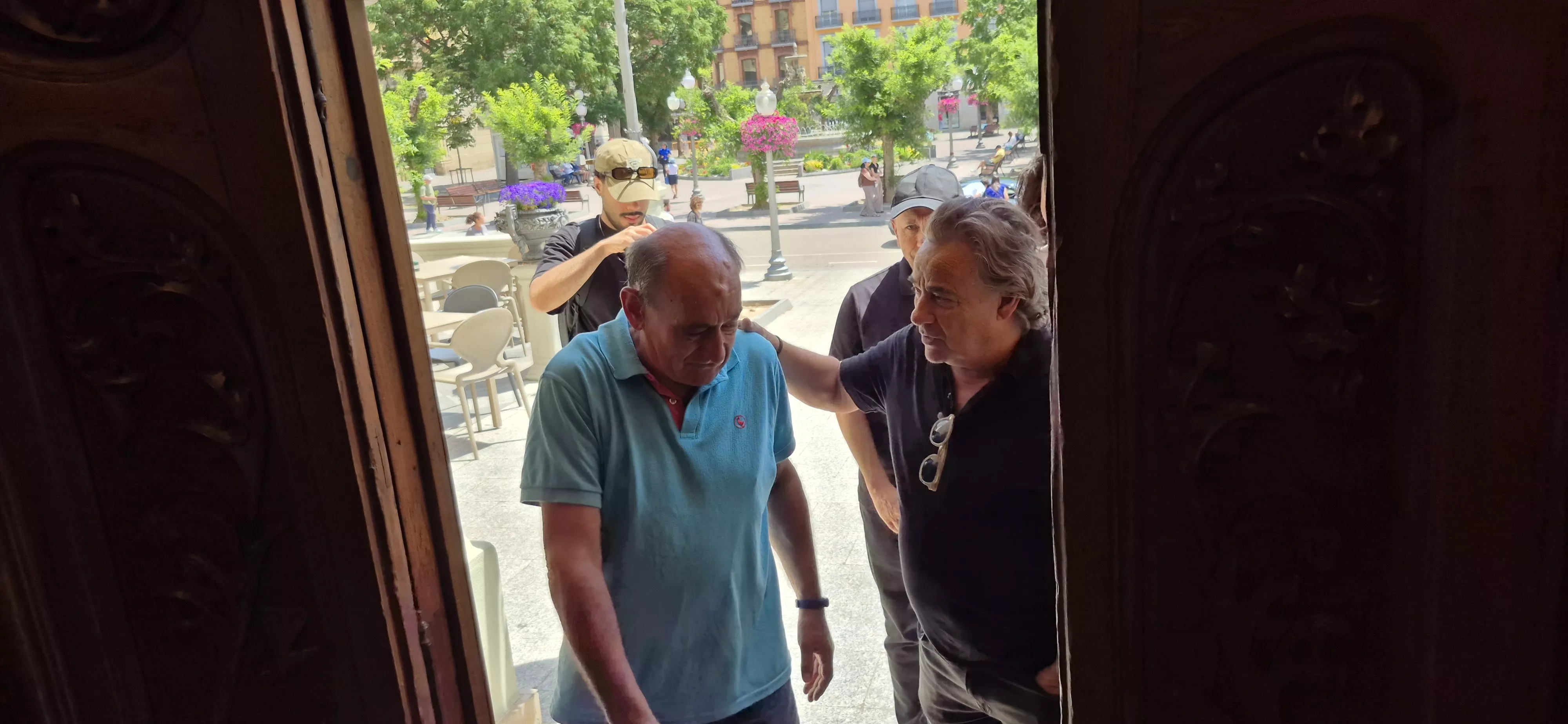 Eduard Fernández en el Festival Internacional de Cine de Huesca. Foto Myriam Martínez