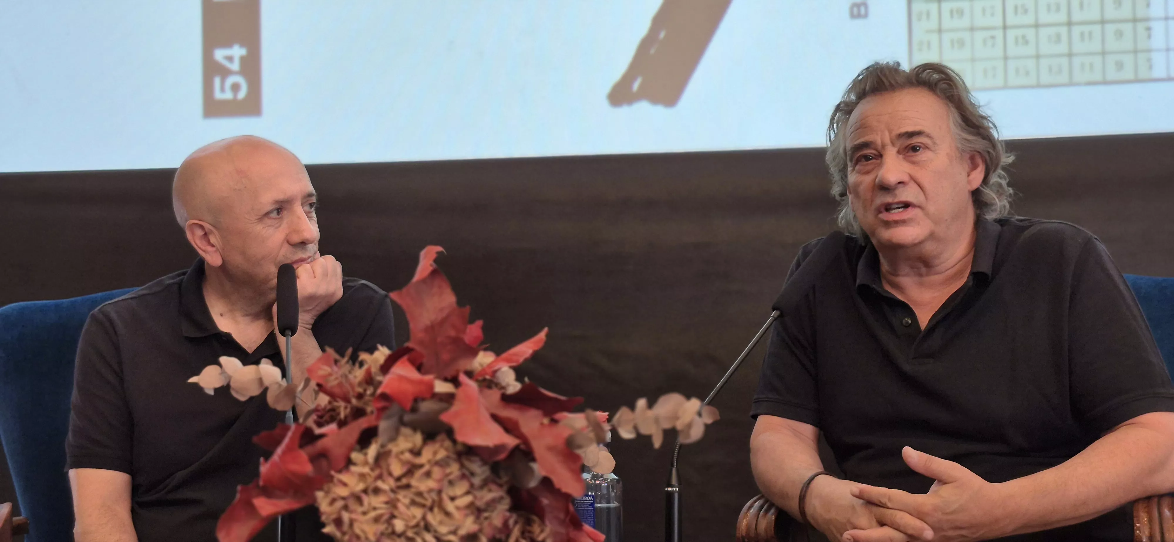 Eduard Fernández en el Festival Internacional de Cine de Huesca. Foto Myriam Martínez