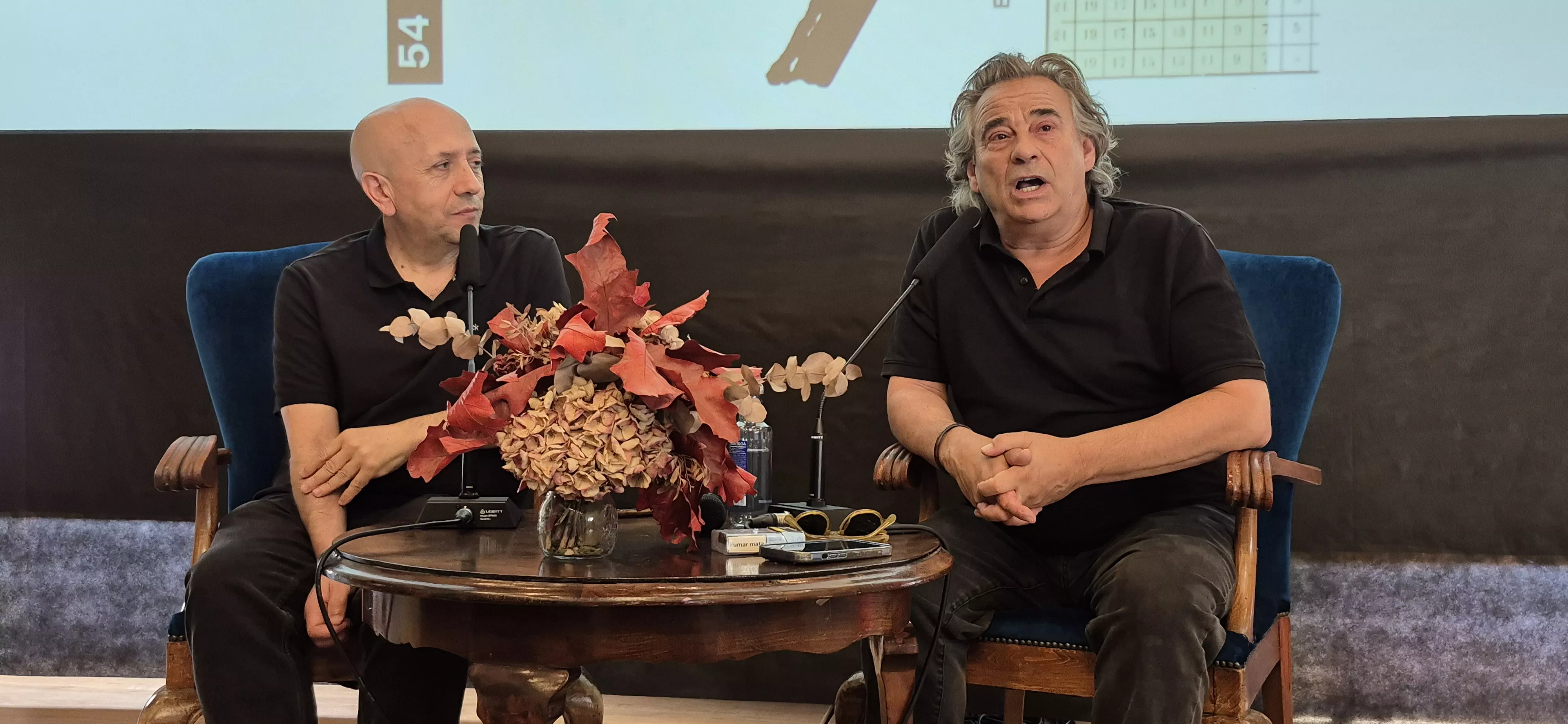 Eduard Fernández en el Festival Internacional de Cine de Huesca. Foto Myriam Martínez