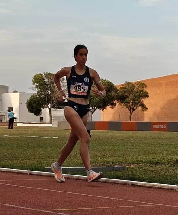 Clara Lacoma, en la competición de El Vendrell. Clara Lacoma, en la competición de El Vendrell.