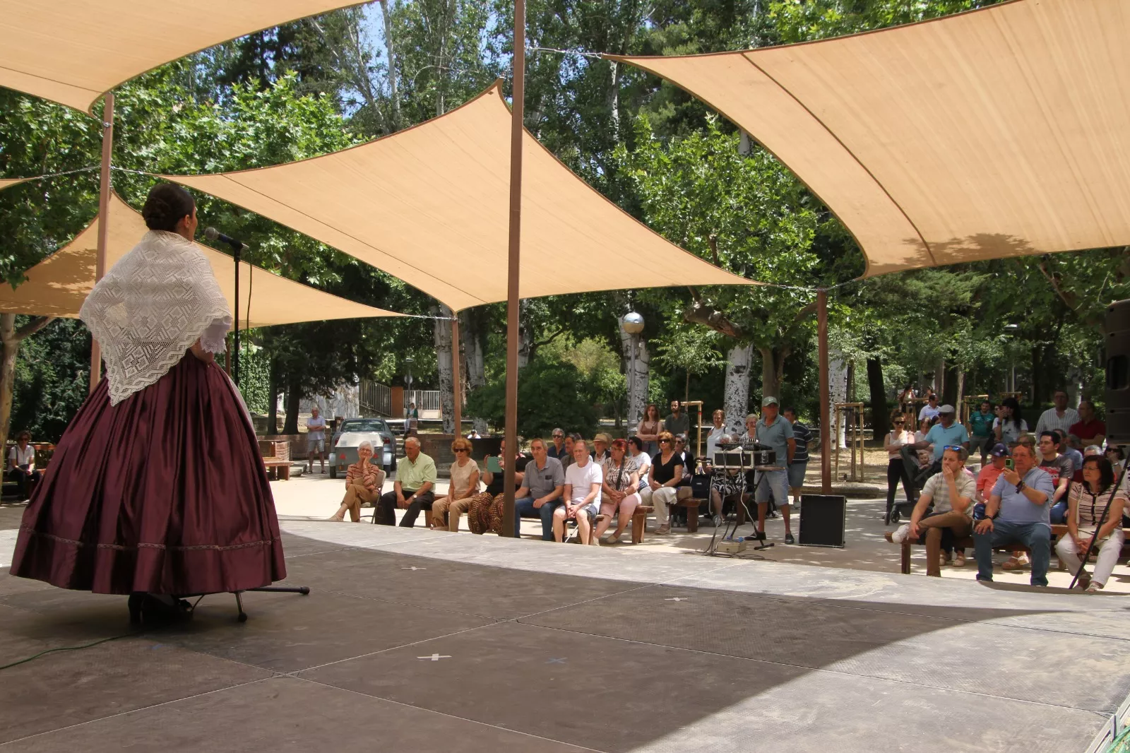 Roldán del Alto Aragón en el Ciclo de Folclore Aragonés. Foto Carlos Neofato