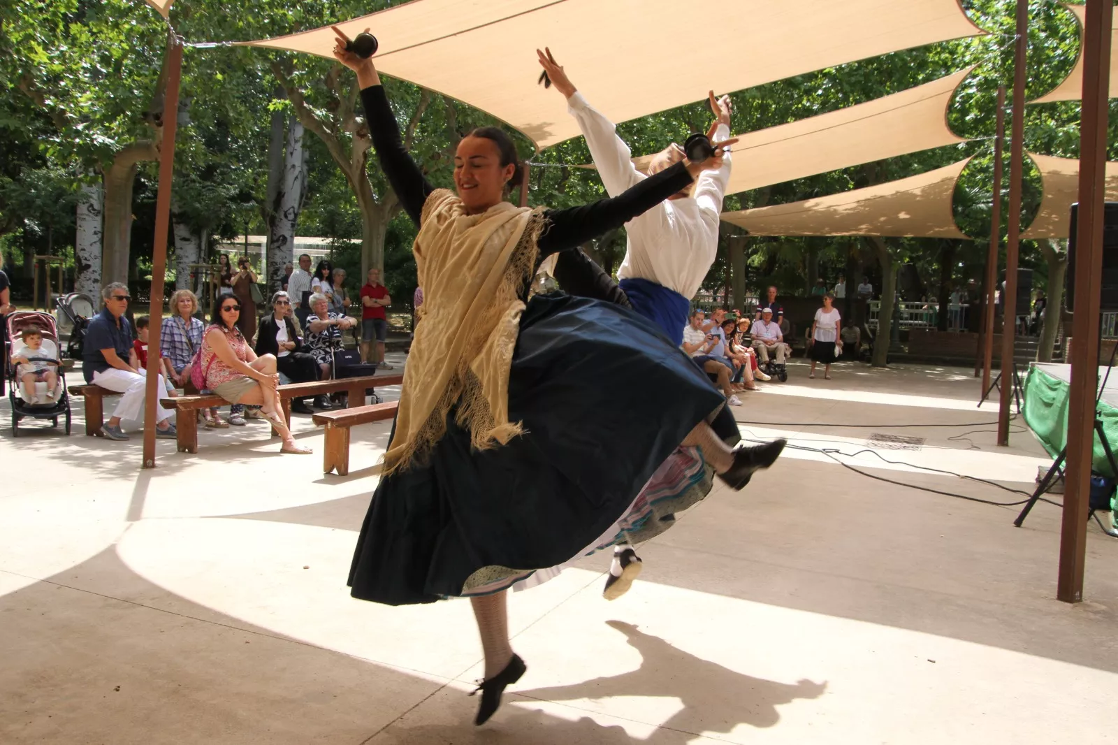 Roldán del Alto Aragón en el Ciclo de Folclore Aragonés. Foto Carlos Neofato