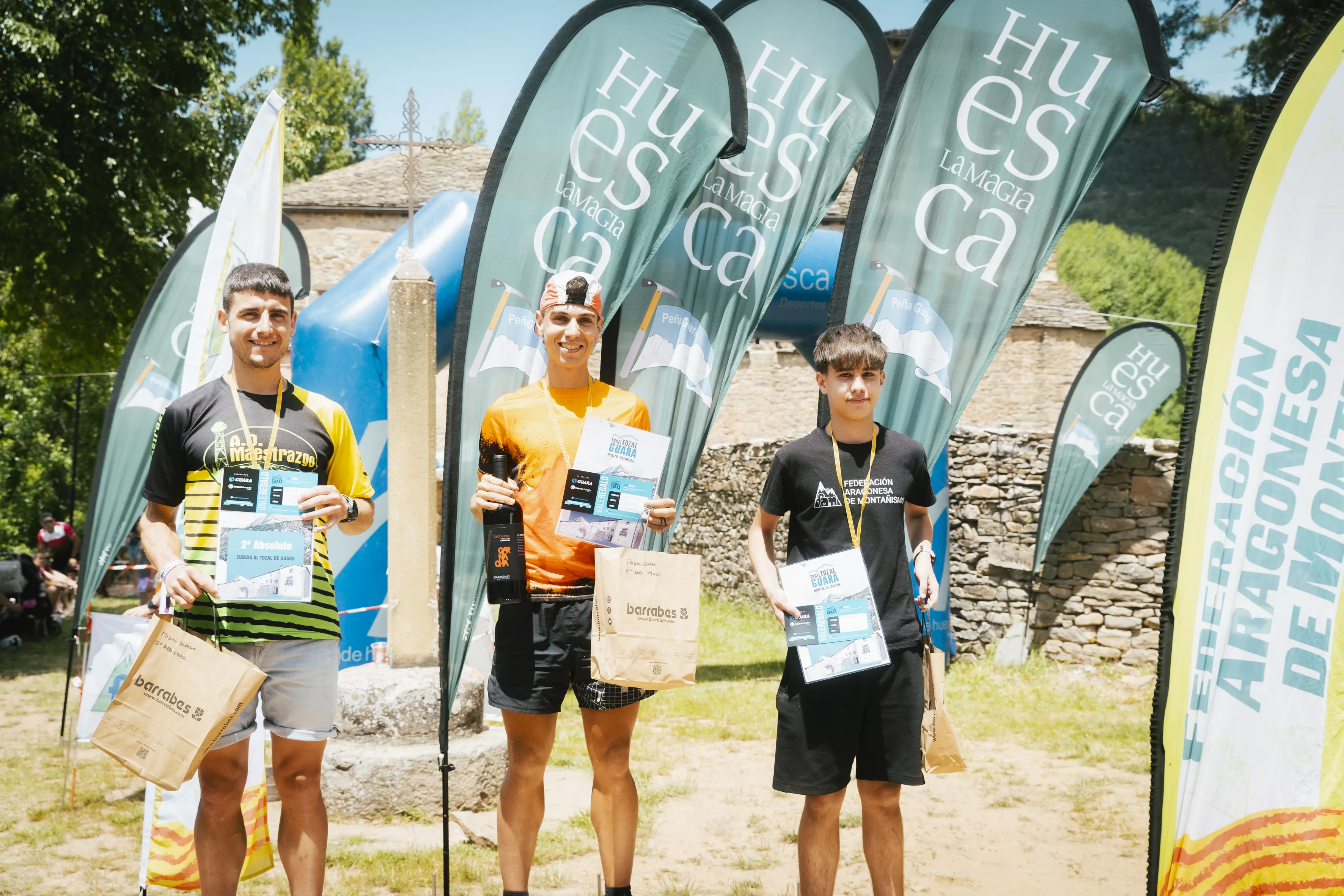 Pódium Campeonato de Aragón Absoluto Masculino   Autor Romperlafoto