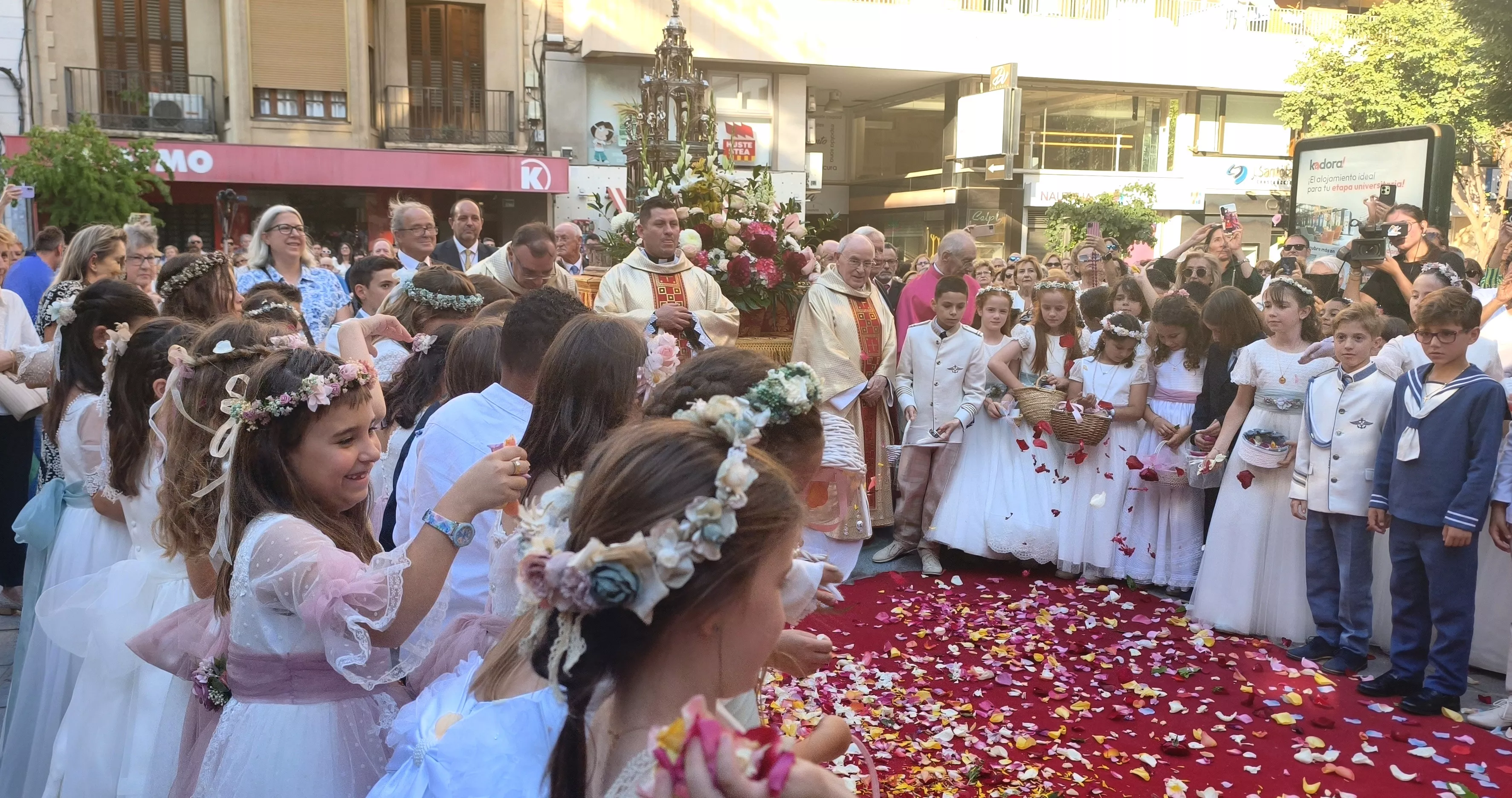 Celebración del Corpus Christi en Huesca. Foto María José Sampietro Brosed