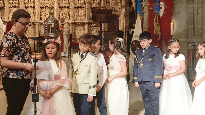 Celebración del Corpus Christi en Huesca.