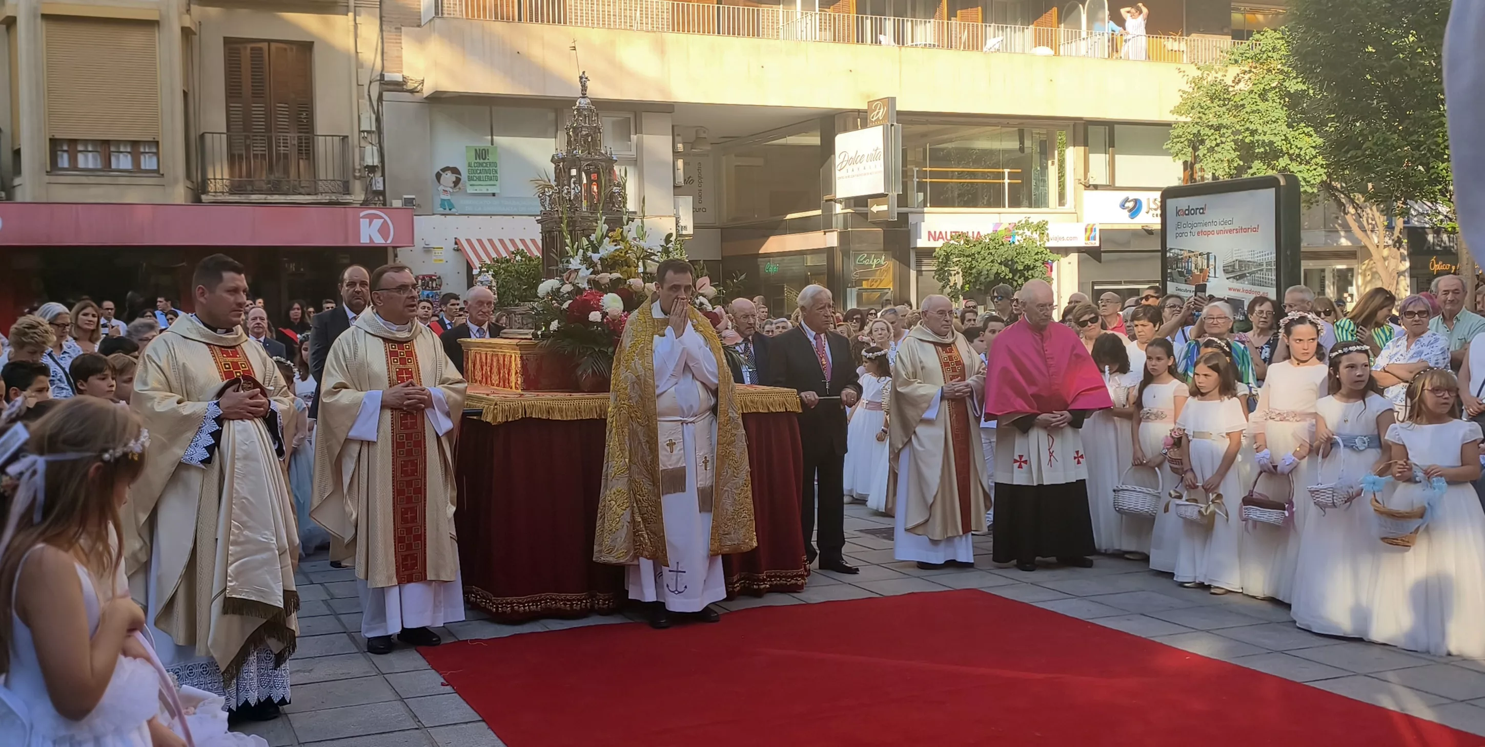 Festividad del Corpus Christi en Huesca. Foto María José Sampietro Brosed