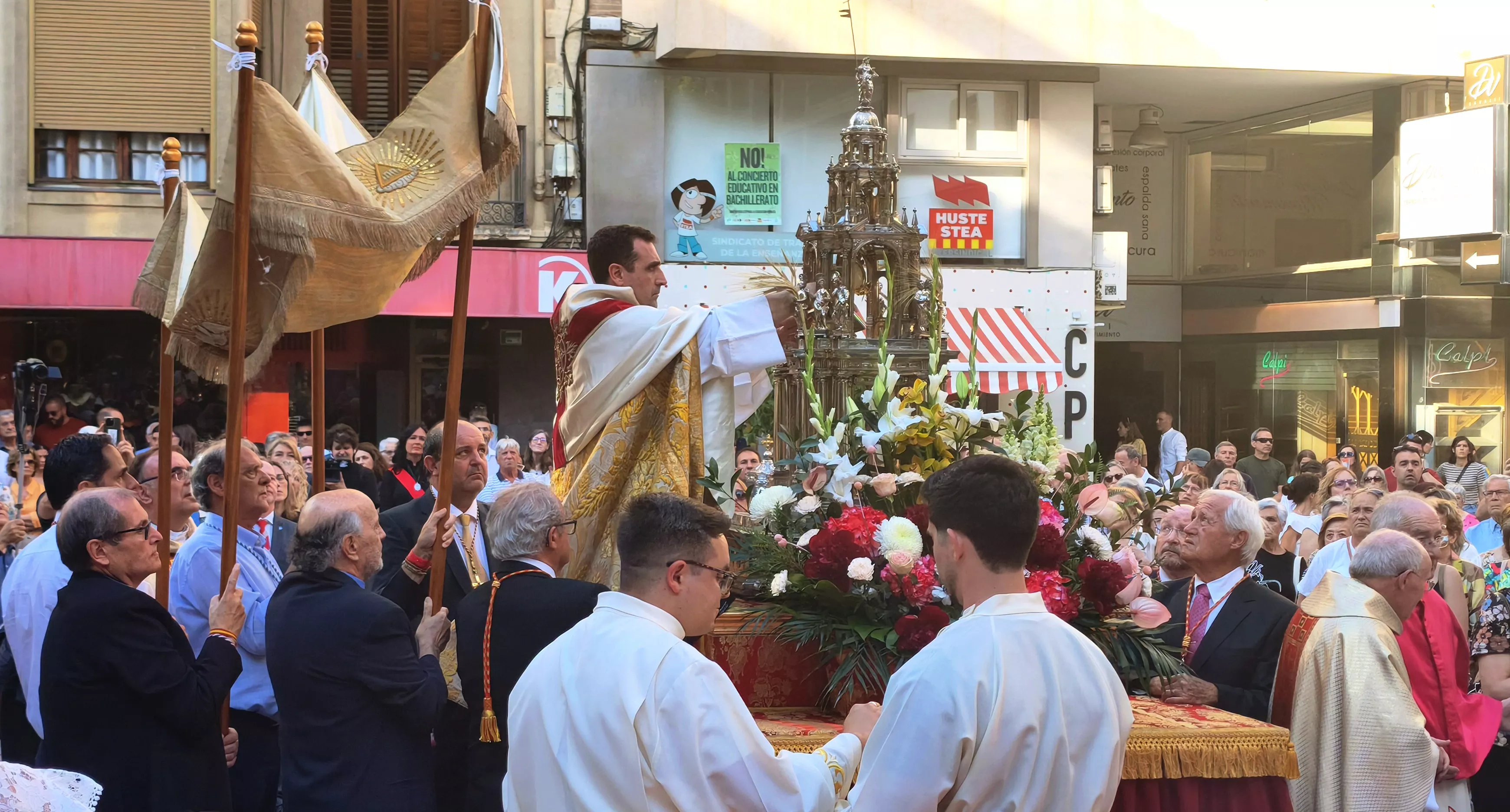 Festividad del Corpus Christi en Huesca. Foto María José Sampietro Brosed