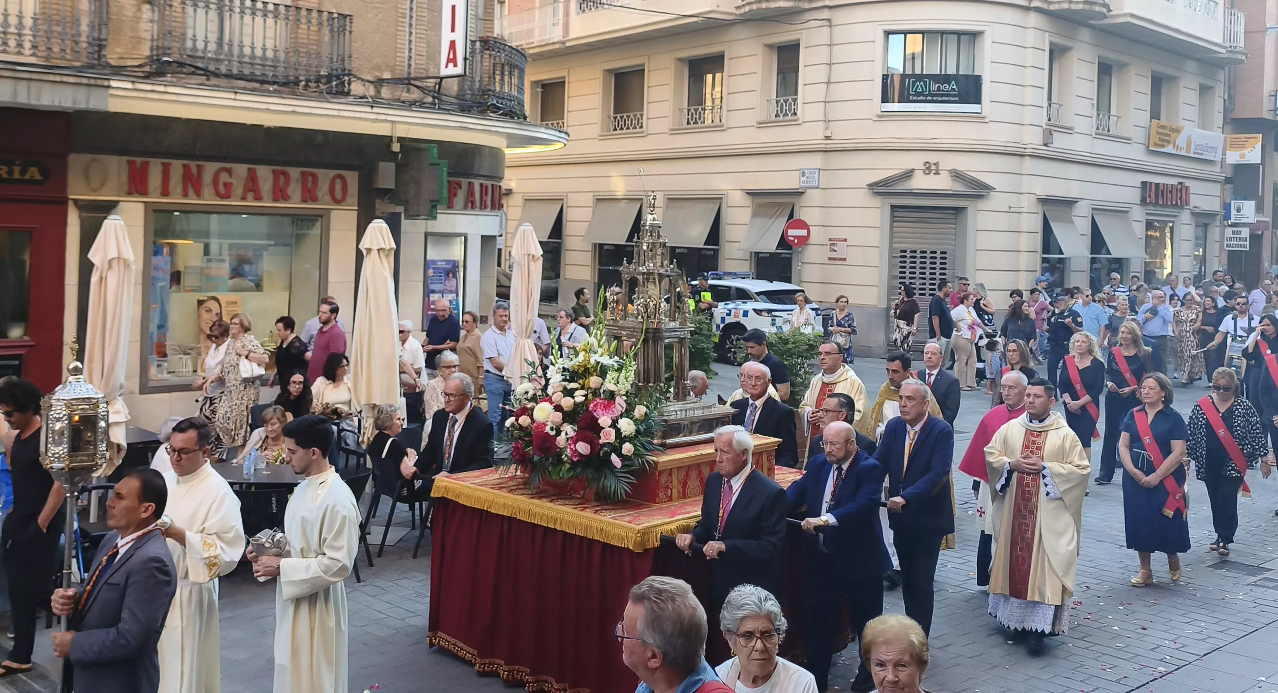 Festividad del Corpus Christi en Huesca. Foto María José Sampietro Brosed