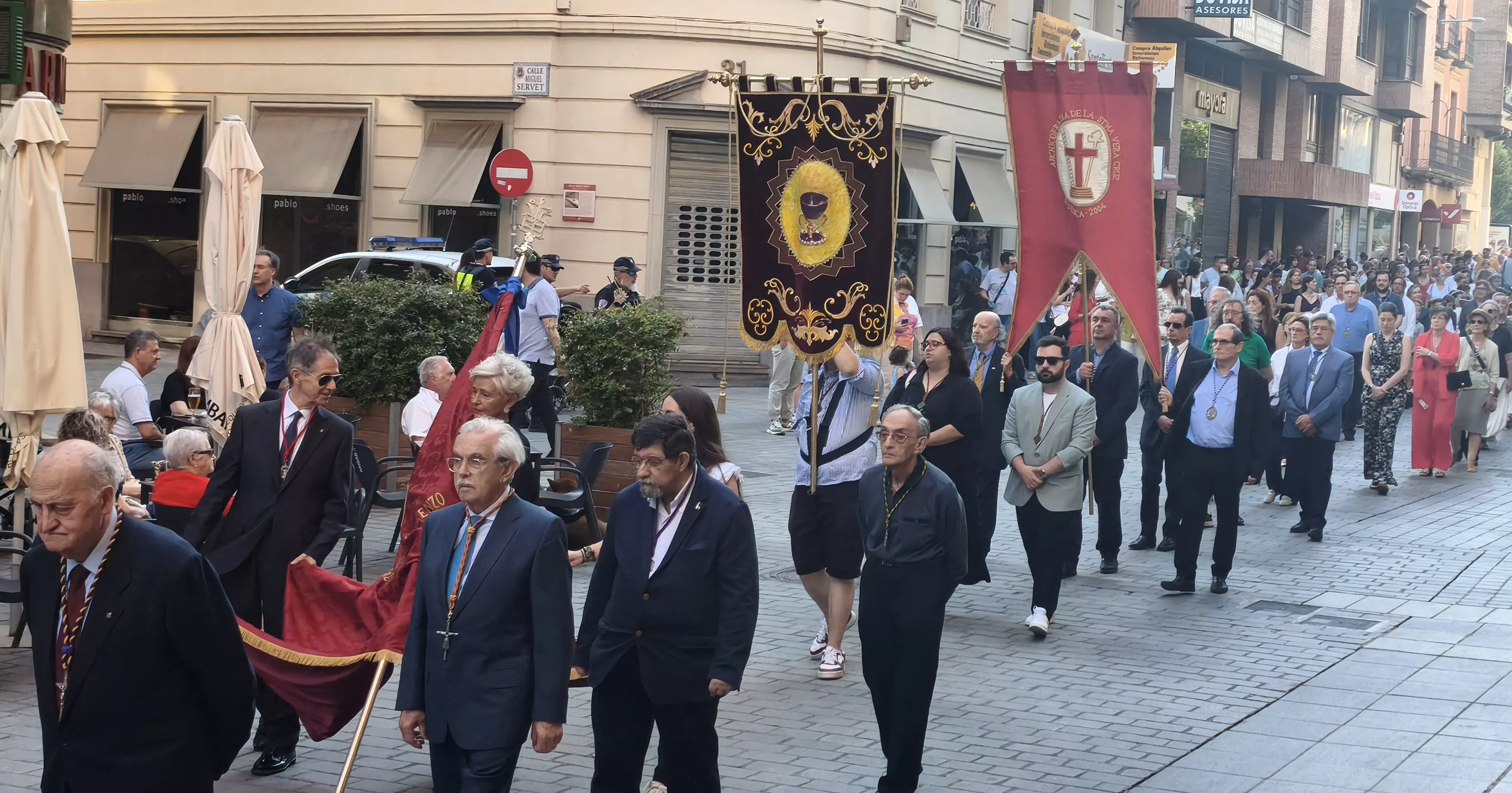 Festividad del Corpus Christi en Huesca. Foto María José Sampietro Brosed
