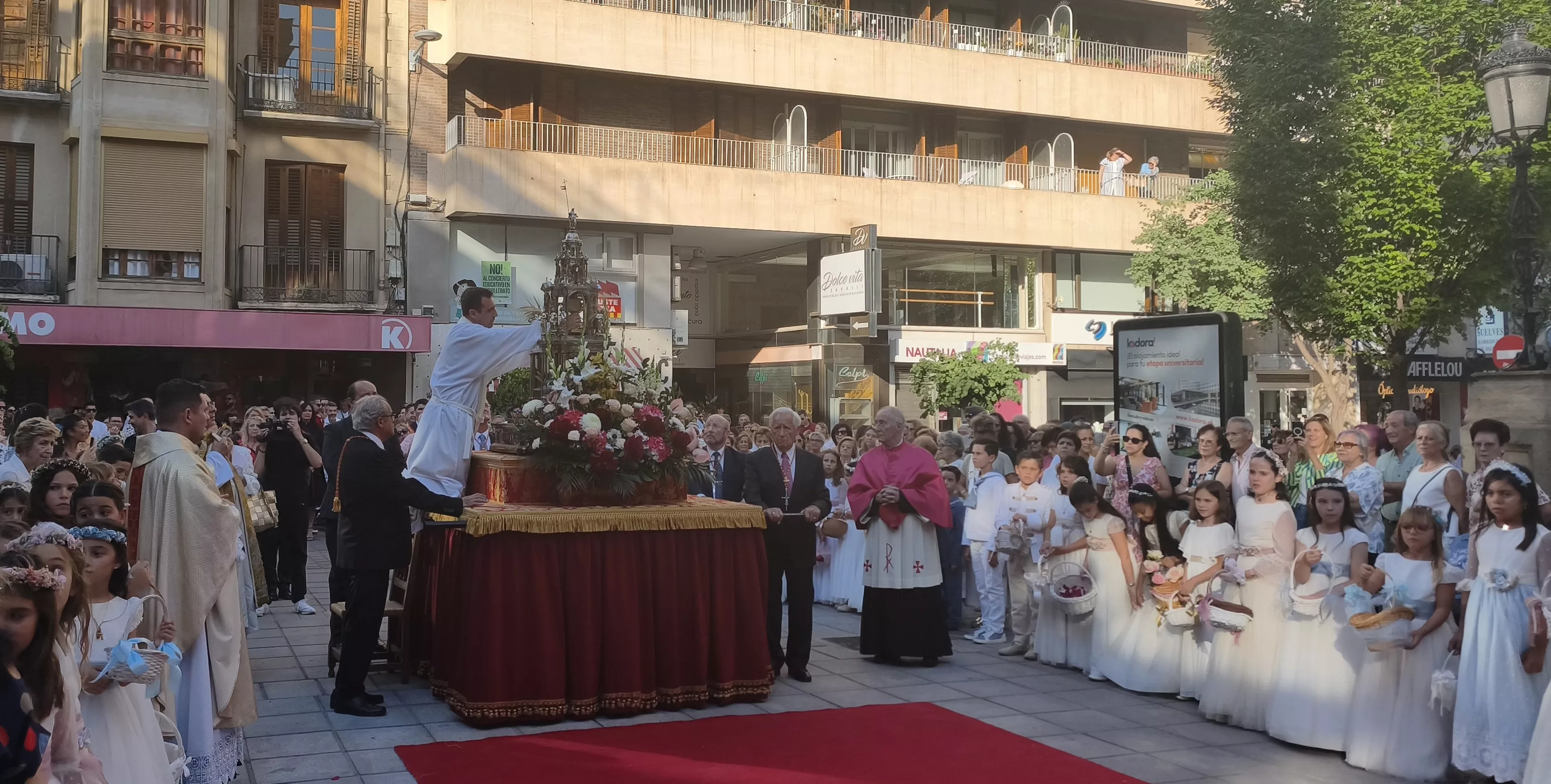 Festividad del Corpus Christi en Huesca. Foto María José Sampietro Brosed