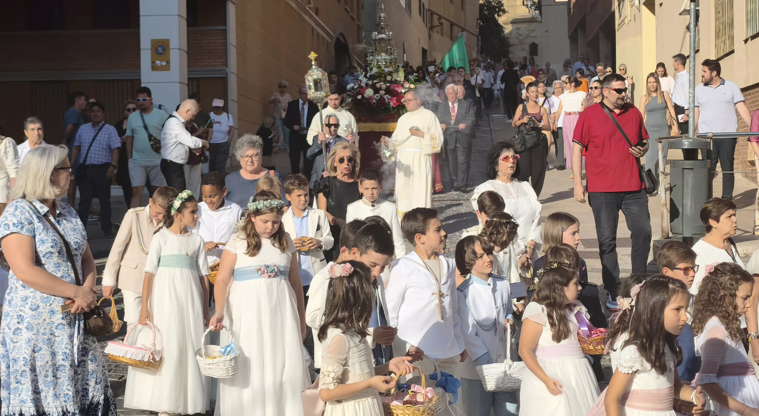 Festividad del Corpus Christi en Huesca. Foto María José Sampietro Brosed