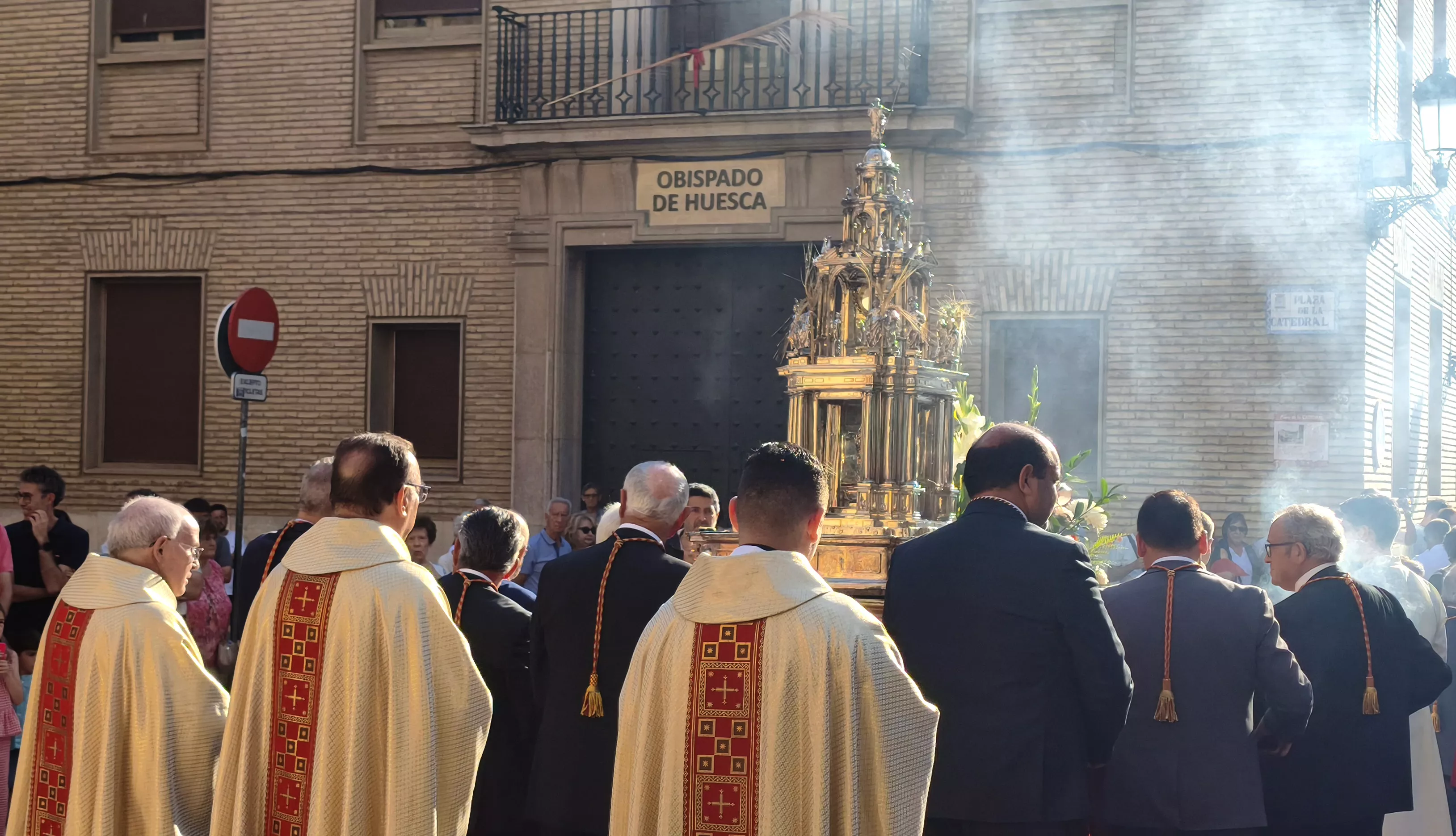 Festividad del Corpus Christi en Huesca. Foto María José Sampietro Brosed