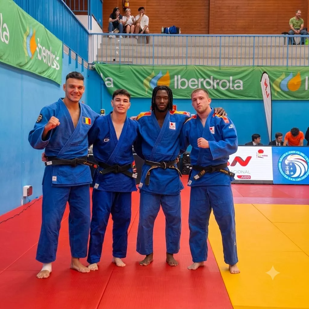 El Club Judo Binéfar certifica su permanencia en Primera División de la Liga Nacional de Clubes