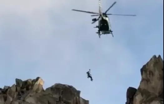 Rescate en el Collado de la Maladeta