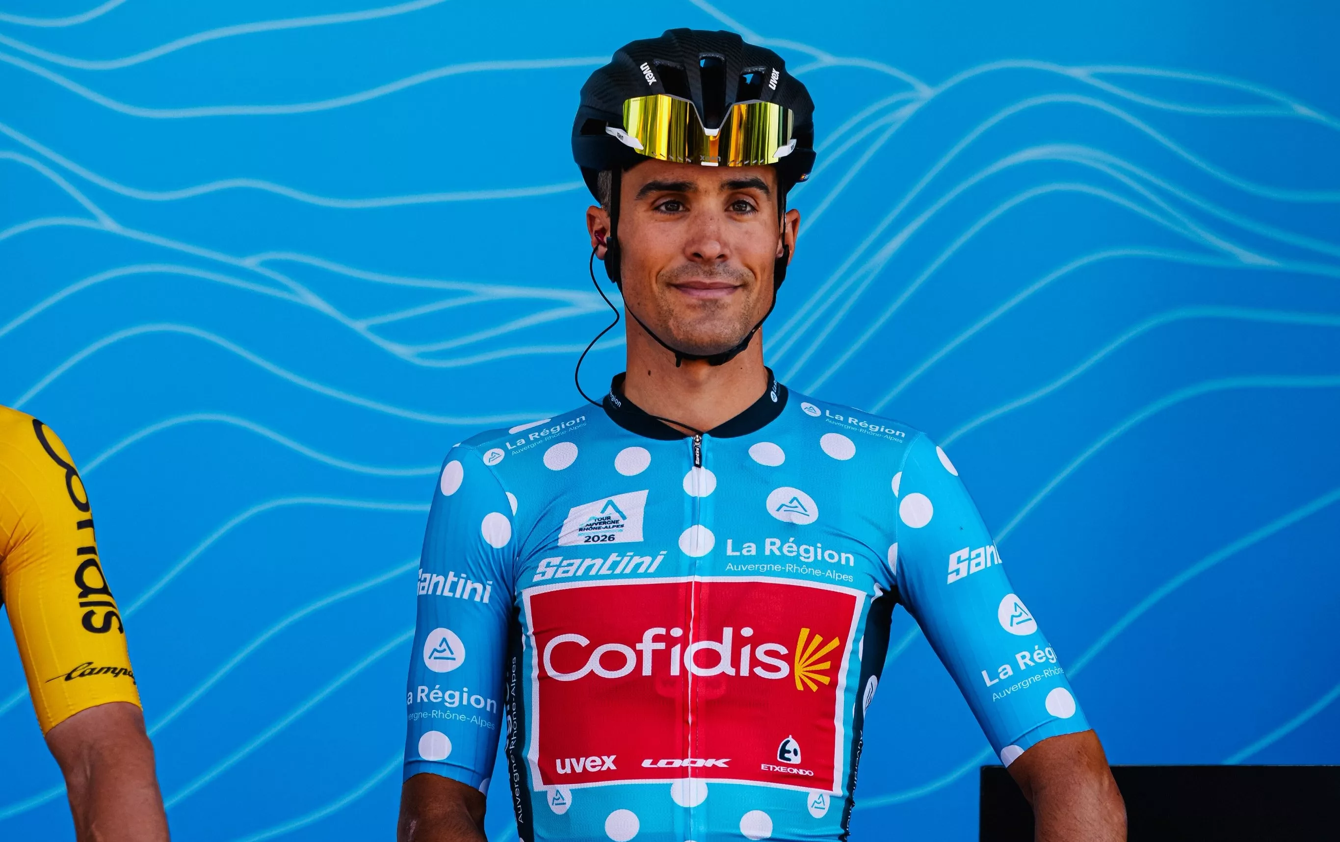 Samitier, con el maillot de la montaña. Foto: ASO / Gaetan Flamme