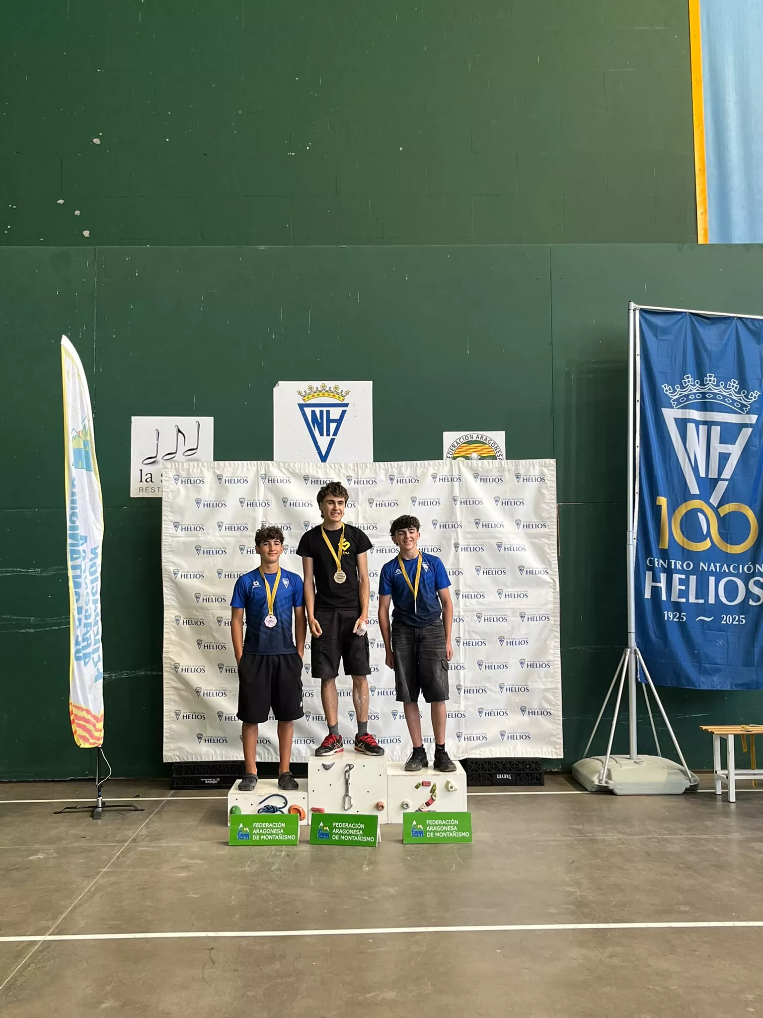 Podios Campeonato Aragón Escolar de Escalada de Velocidad (5)