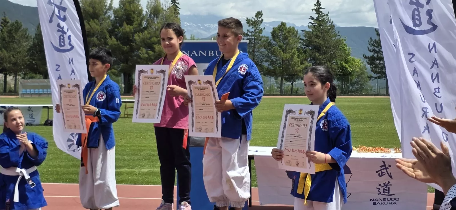 Imágenes del Torneo Nacional de Katas de nanbudo de Sabiñánigo
