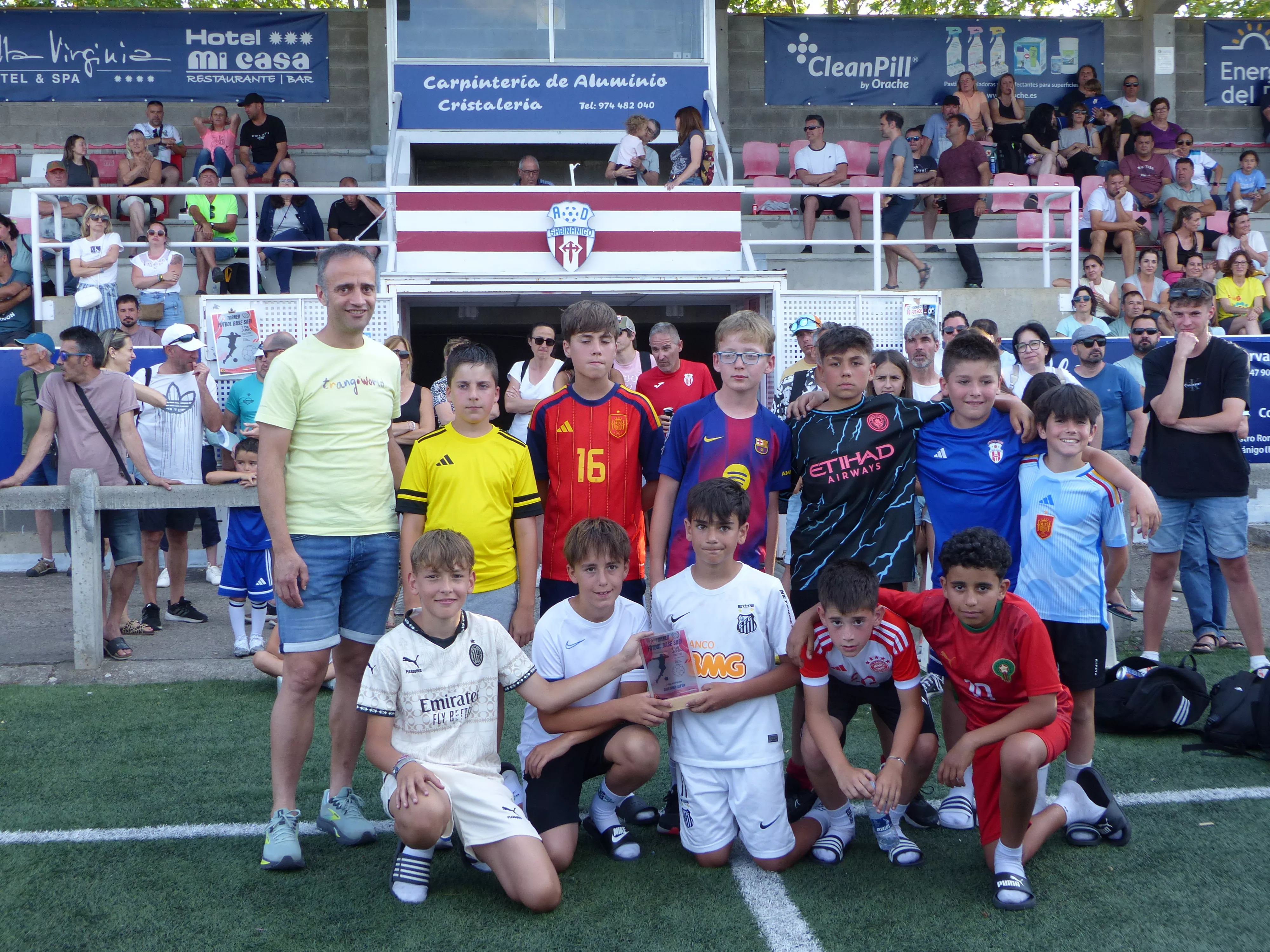 Sabi A alevín, subcampeón. Foto Andrés Alcaraz