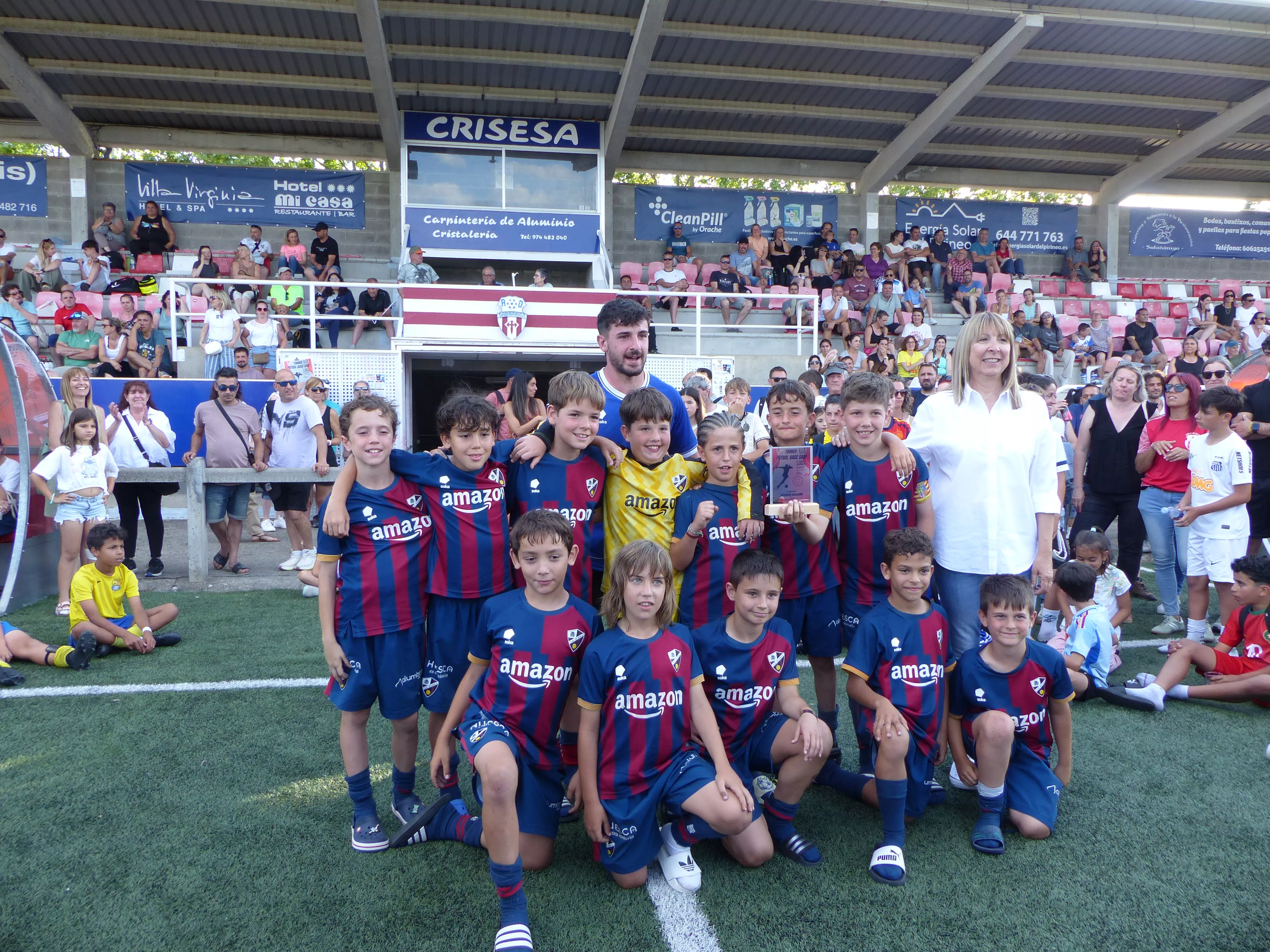 SD Huesca, campeón benjamín. Foto Andrés Alcaraz