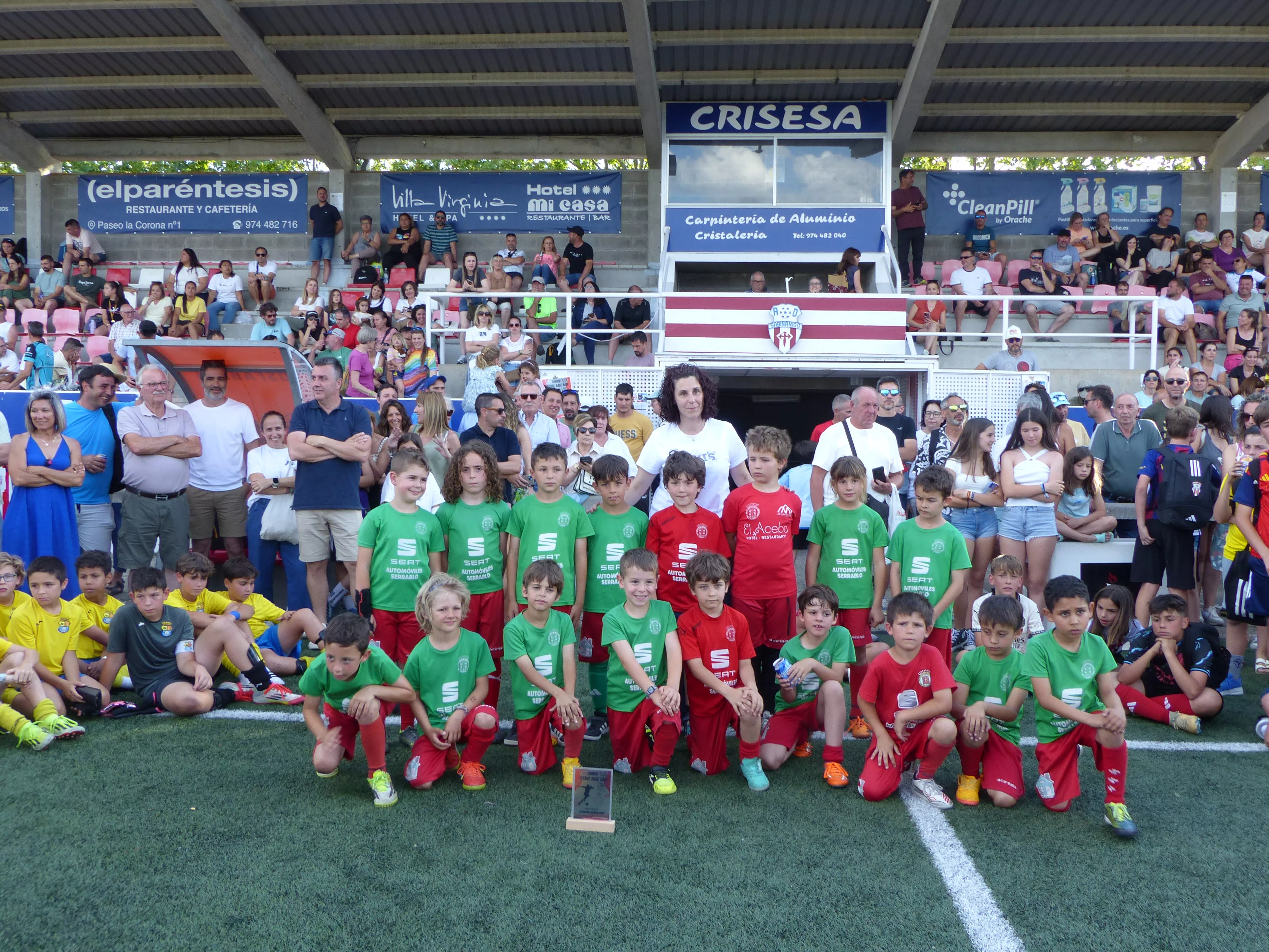 Subcampeón prebenjamín Jacetano, Foto Andrés Alcaraz