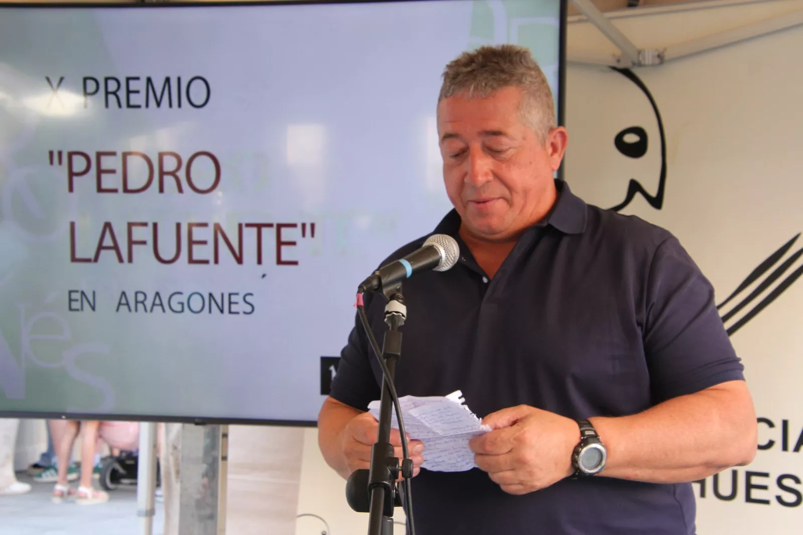 Entrega de premios de lengua aragonesa “Pedro Lafuente”. Foto Carlos Neofato