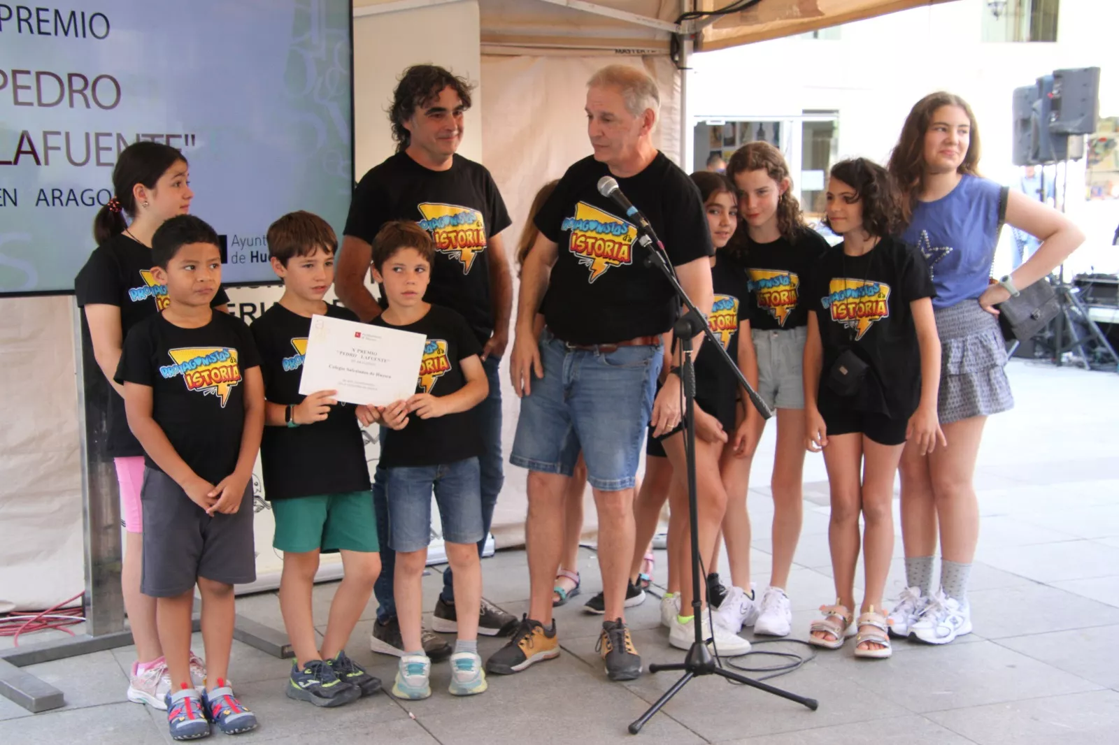 Entrega de premios de lengua aragonesa “Pedro Lafuente”. Foto Carlos Neofato