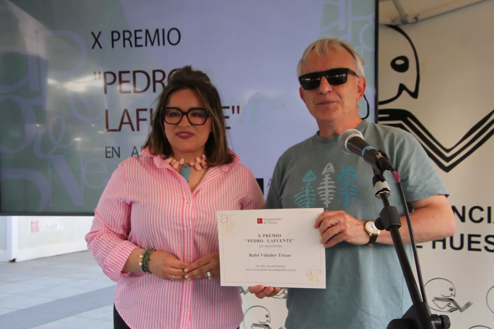 Entrega de premios de lengua aragonesa “Pedro Lafuente”. Foto Carlos Neofato