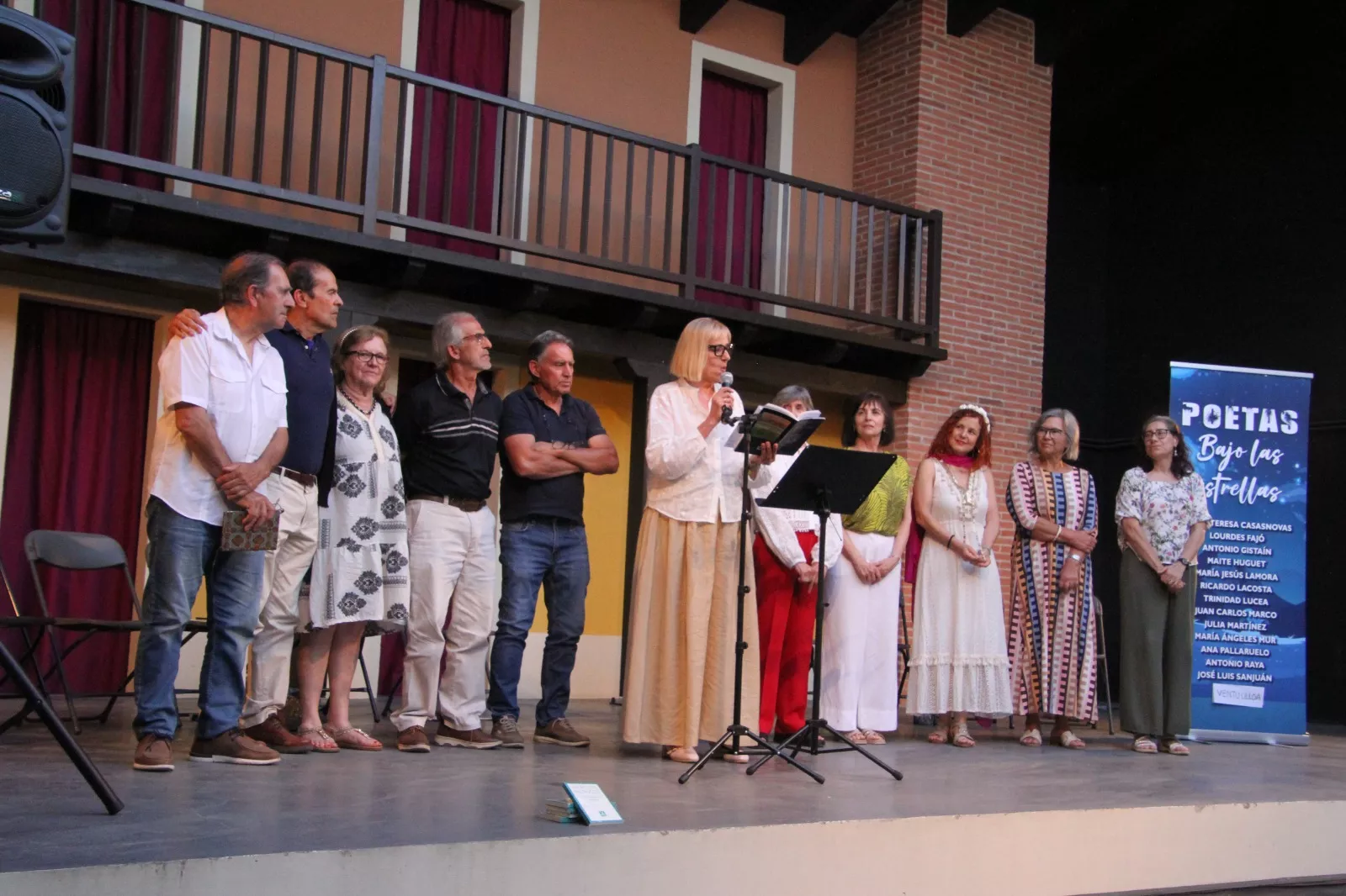 Velada  "Poetas bajo las estrellas" de Robres. Foto Carlos Neofato