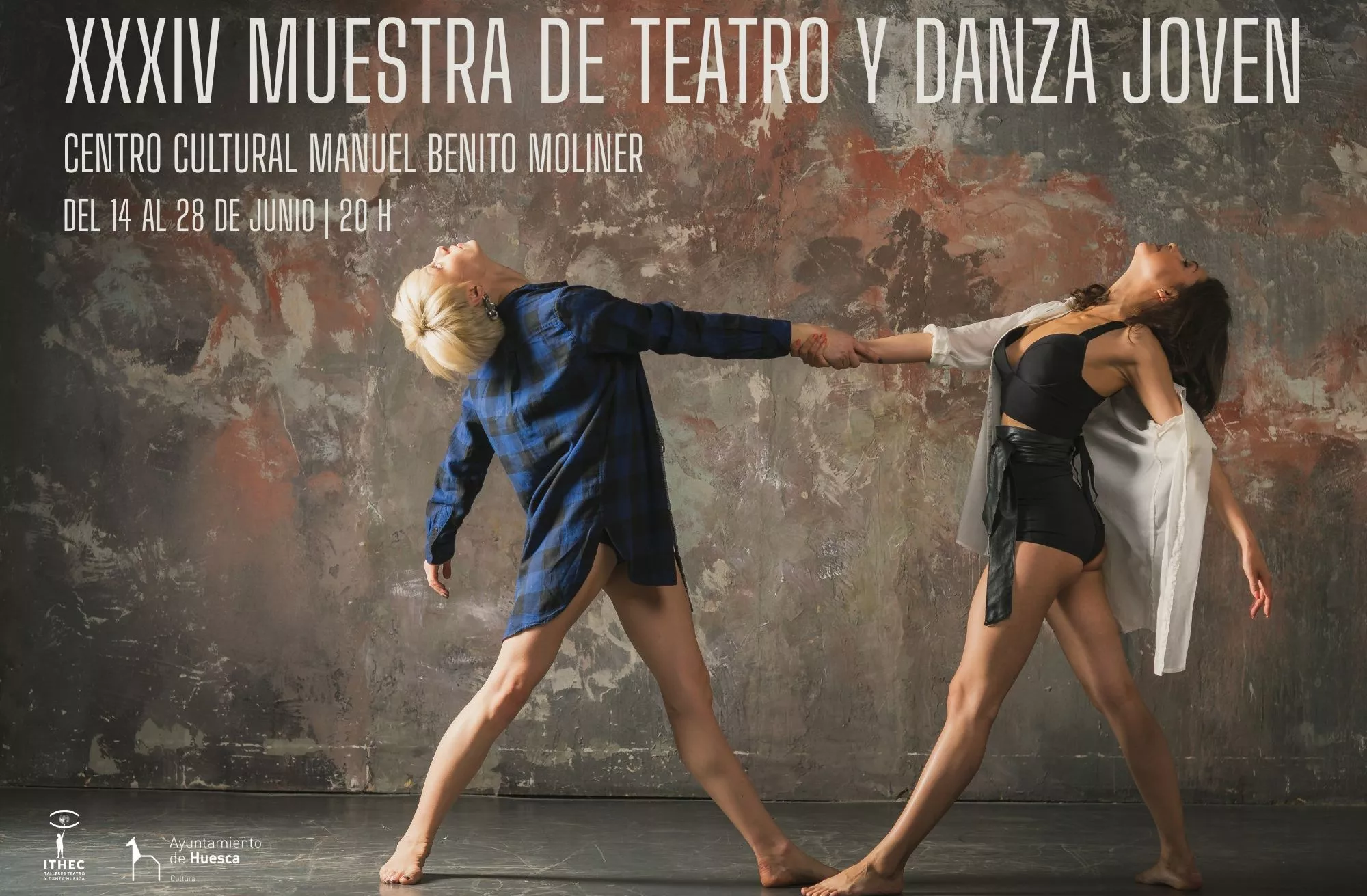 Cartel de la Muestra de Teatro y Danza de Huesca