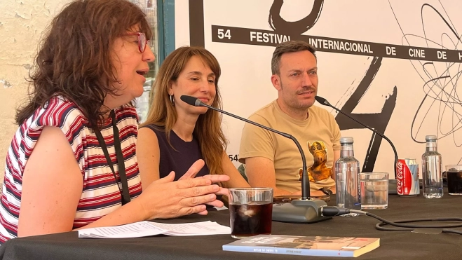 Chus Fenero, María José Serra y Josan Bailac. Foto Mercedes Manterola Chus Fenero, María José Serra y Josan Bailac. Foto Mercedes Manterola