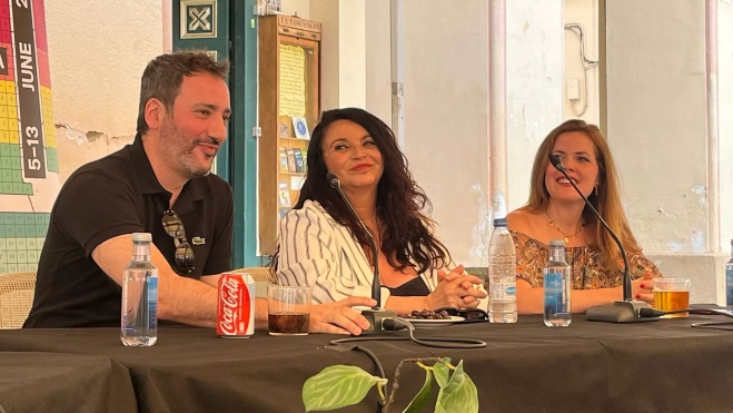 Àlex Agüera, Neus Asensi y Claudia Bolte. Foto Mercedes Manterola Àlex Agüera, Neus Asensi y Claudia Bolte. Foto Mercedes Manterola
