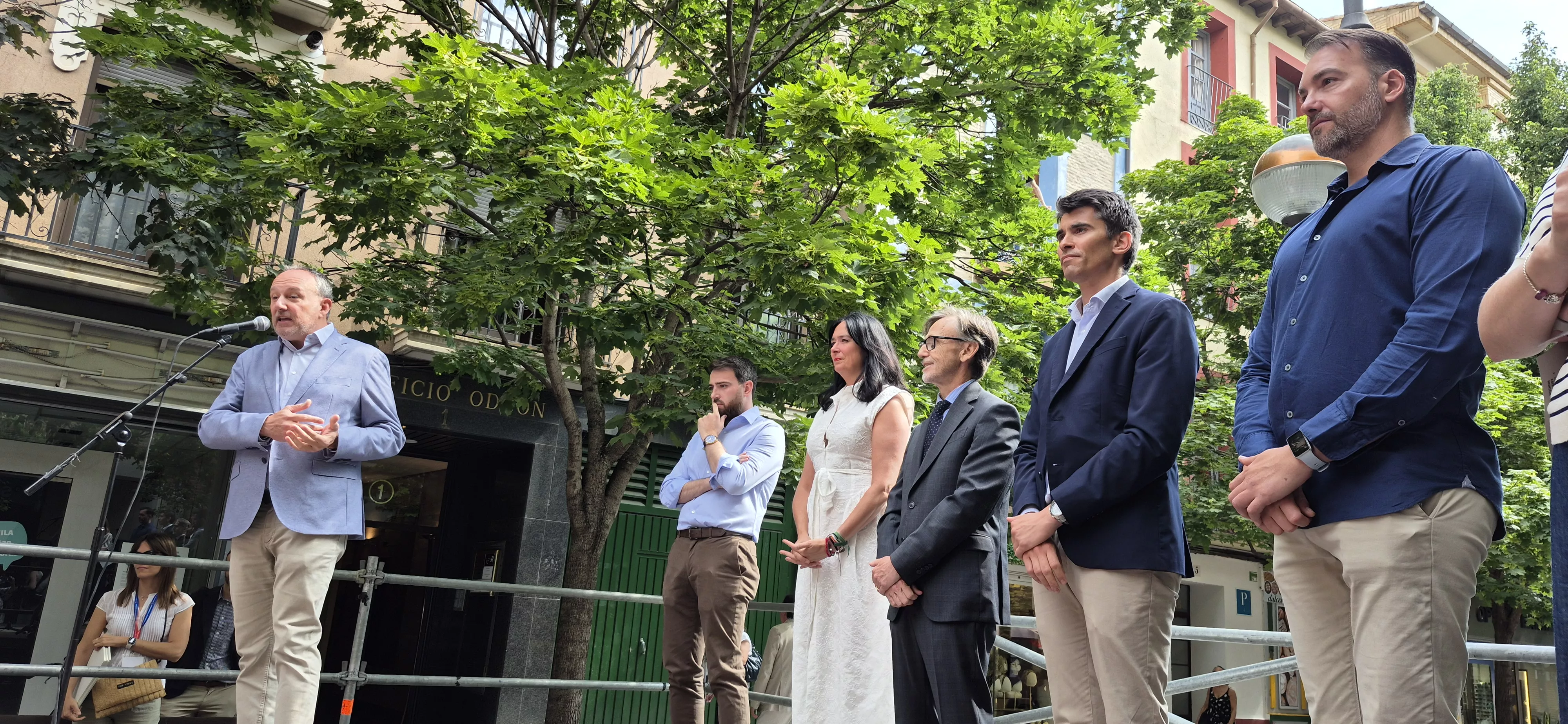 Mercado de Cooperativas Escolares de la Fundación Ibercaja. Foto Myriam Martínez