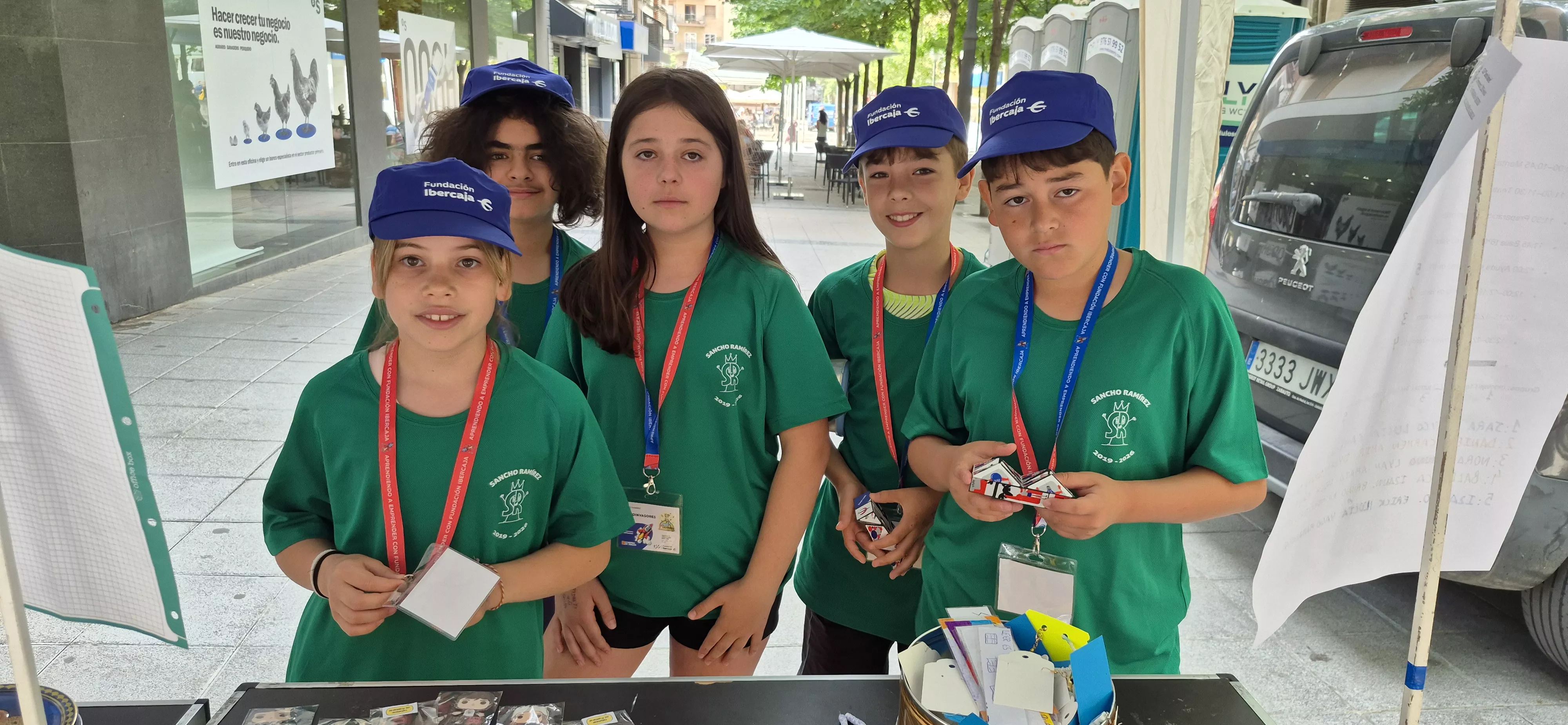 Mercado de Cooperativas Escolares de la Fundación Ibercaja. Foto Myriam Martínez