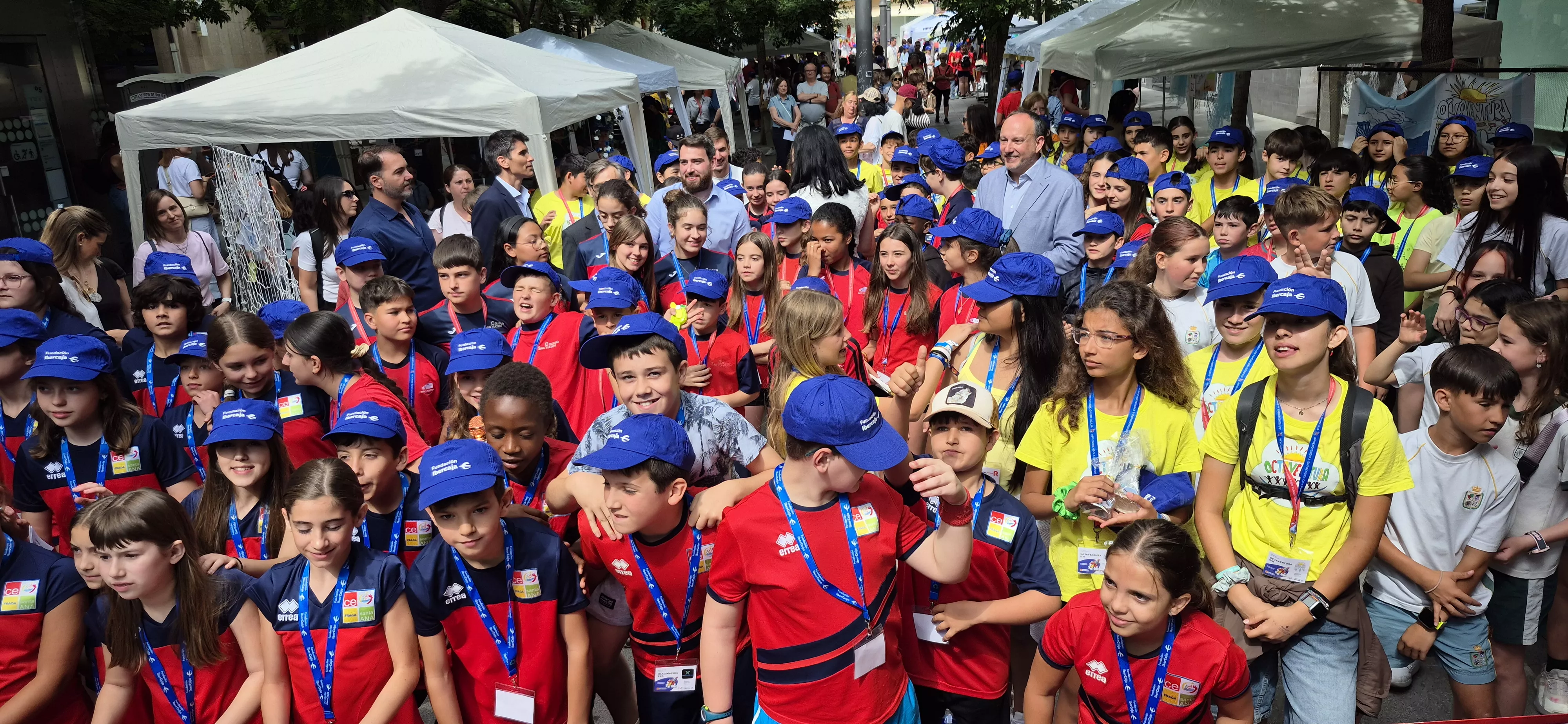 Mercado de Cooperativas Escolares de la Fundación Ibercaja. Foto Myriam Martínez