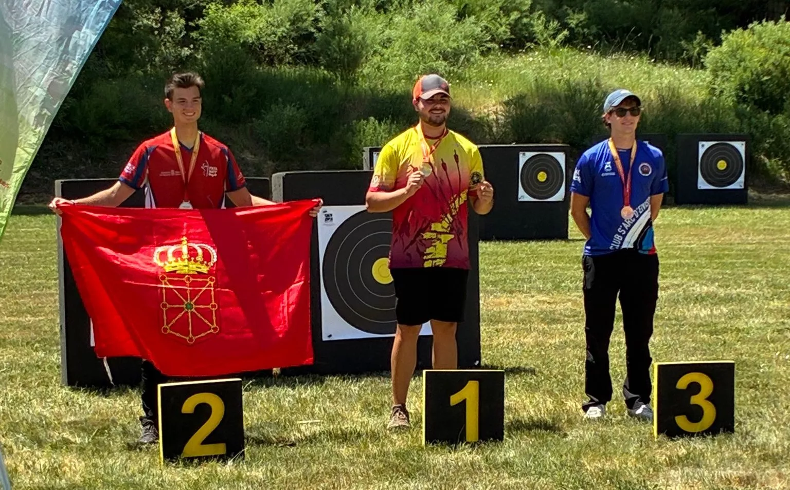 Francho Rufas, medalla de oro en el Campeonato de España de Tiro con Arco