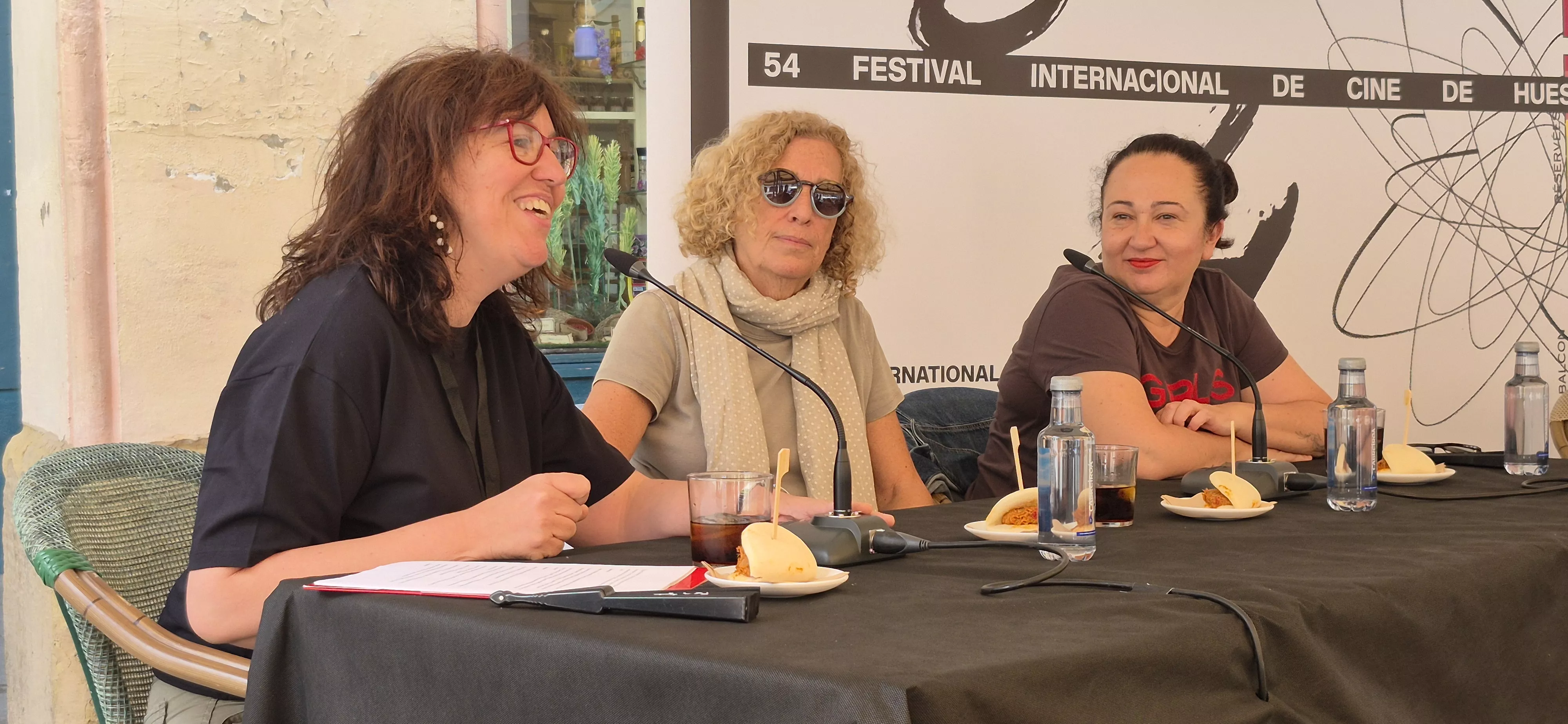 Chus Fenero, Mane Cisneros y Ángeles Hernández. Foto Myriam Martínez