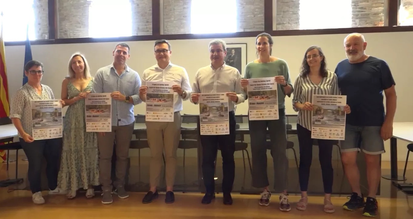 Presentación Campeonato de España de Descenso de Aguas Bravas. Foto: Graus TV