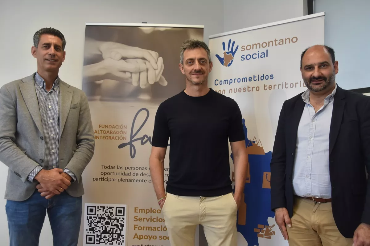 Saúl Pérez, David Mairal y Fernando Torres en Somontano Social