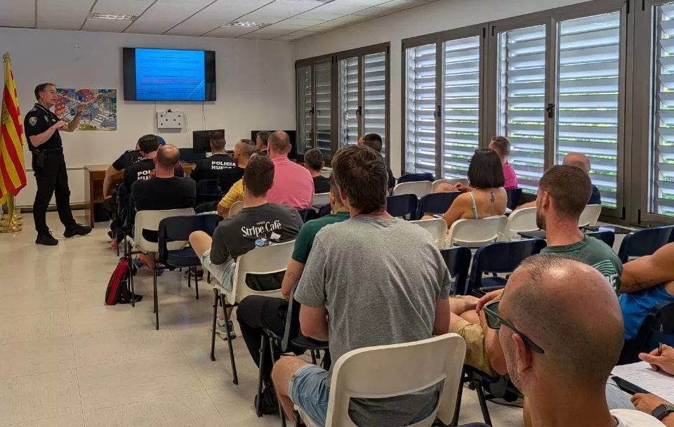 Curso de Especialización para la Unidad de Motoristas en Huesca.