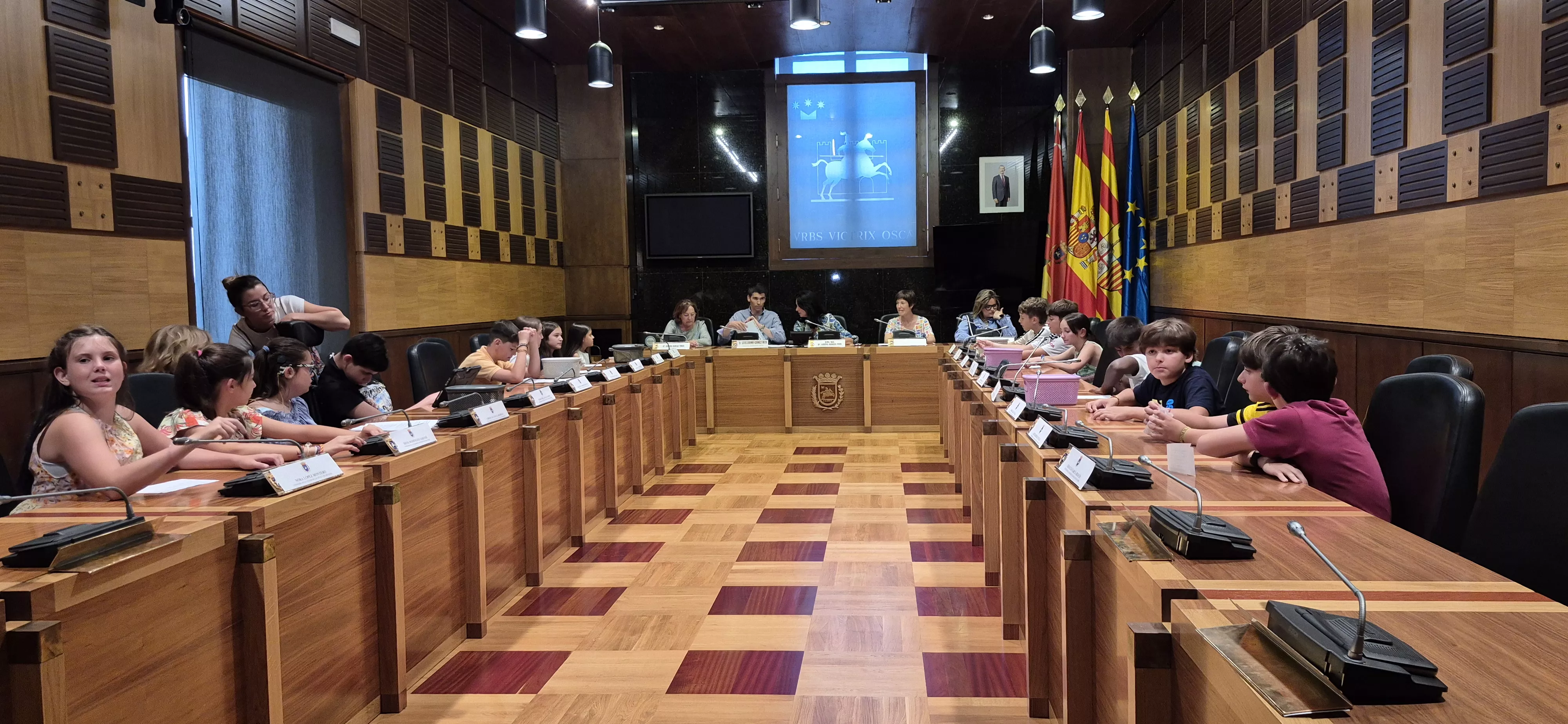 Último pleno del curso de la Ciudad de las niñas y los niños. Foto Myriam Martínez