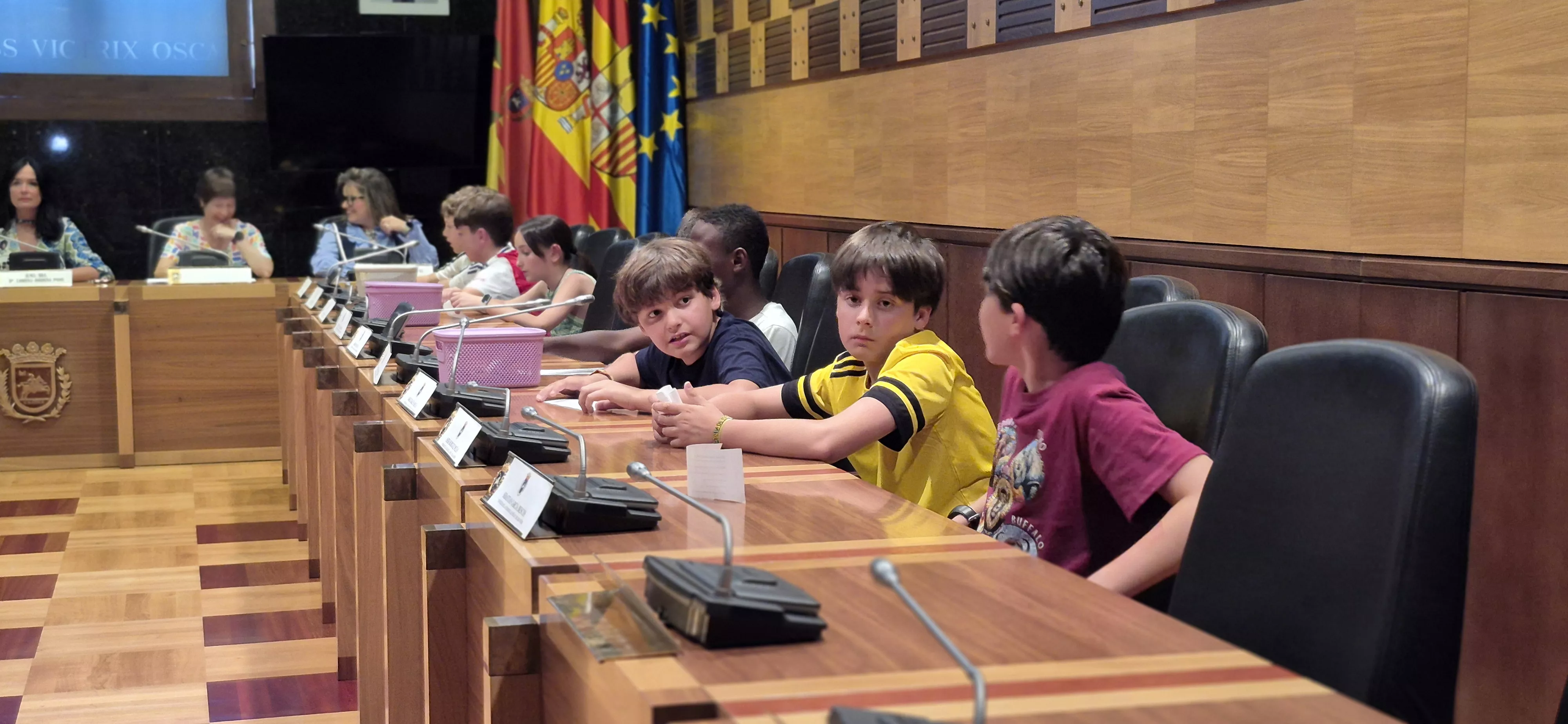 Último pleno del curso de la Ciudad de las niñas y los niños. Foto Myriam Martínez