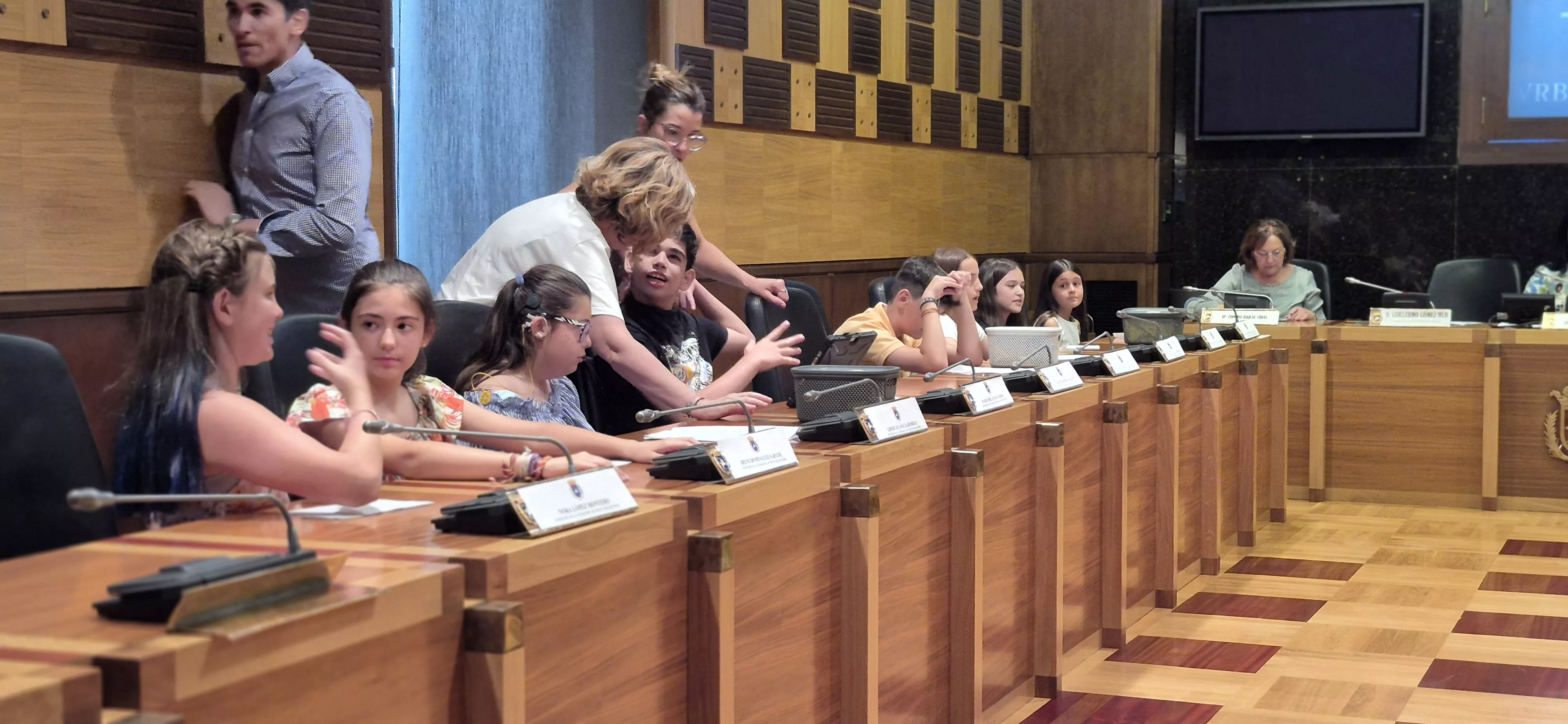 Último pleno del curso de la Ciudad de las niñas y los niños. Foto Myriam Martínez
