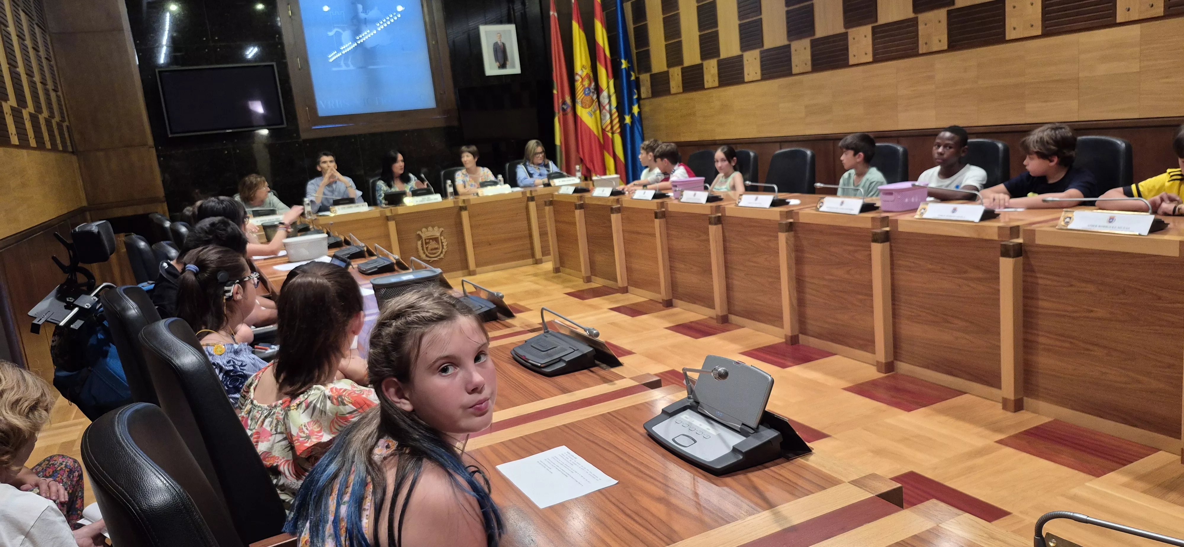 Último pleno del curso de la Ciudad de las niñas y los niños. Foto Myriam Martínez