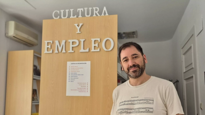 Roberto Ramos, organizador de Cultivar Cultura. Foto Myriam Martínez Roberto Ramos, organizador de Cultivar Cultura. Foto Myriam Martínez