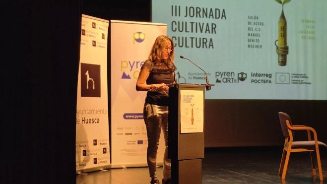 La concejala María José Cuello ha dado la bienvenida institucional. Foto Myriam Martínez La concejala María José Cuello ha dado la bienvenida institucional. Foto Myriam Martínez