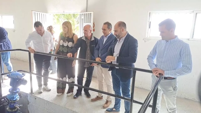 La presentación se ha realizado en el depósito principal de aguas. La presentación se ha realizado en el depósito principal de aguas.