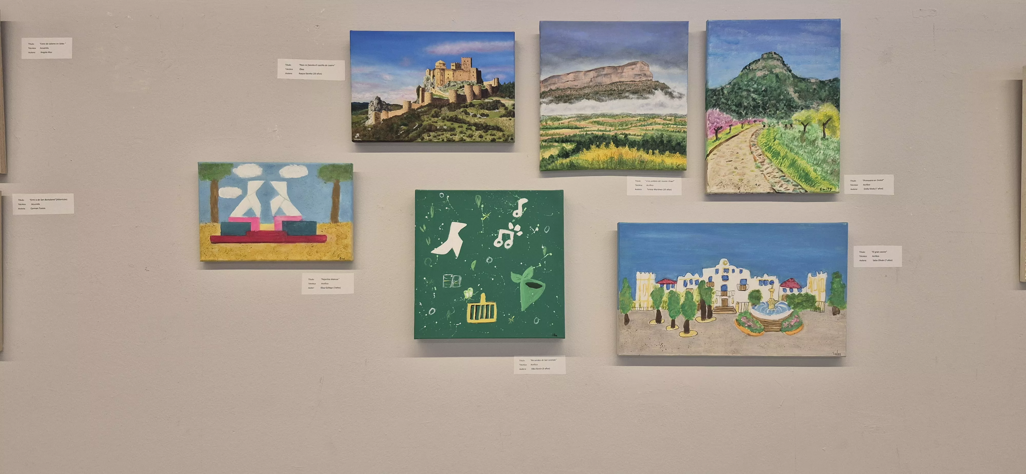 Exposición fin de curso de la escuela de Marian Ruiz. Foto Myriam Martínez