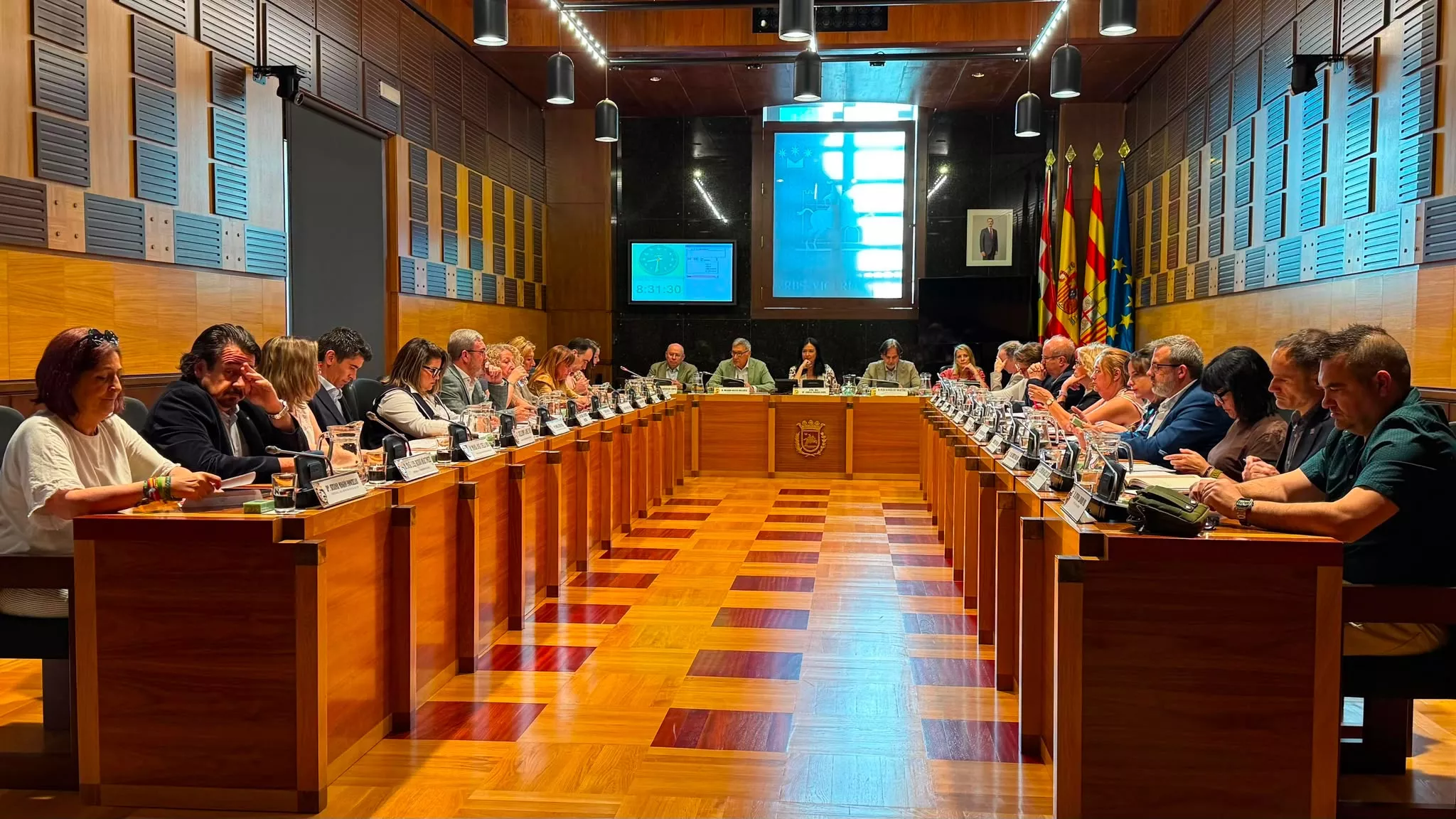 Pleno del Ayuntamiento de Huesca.