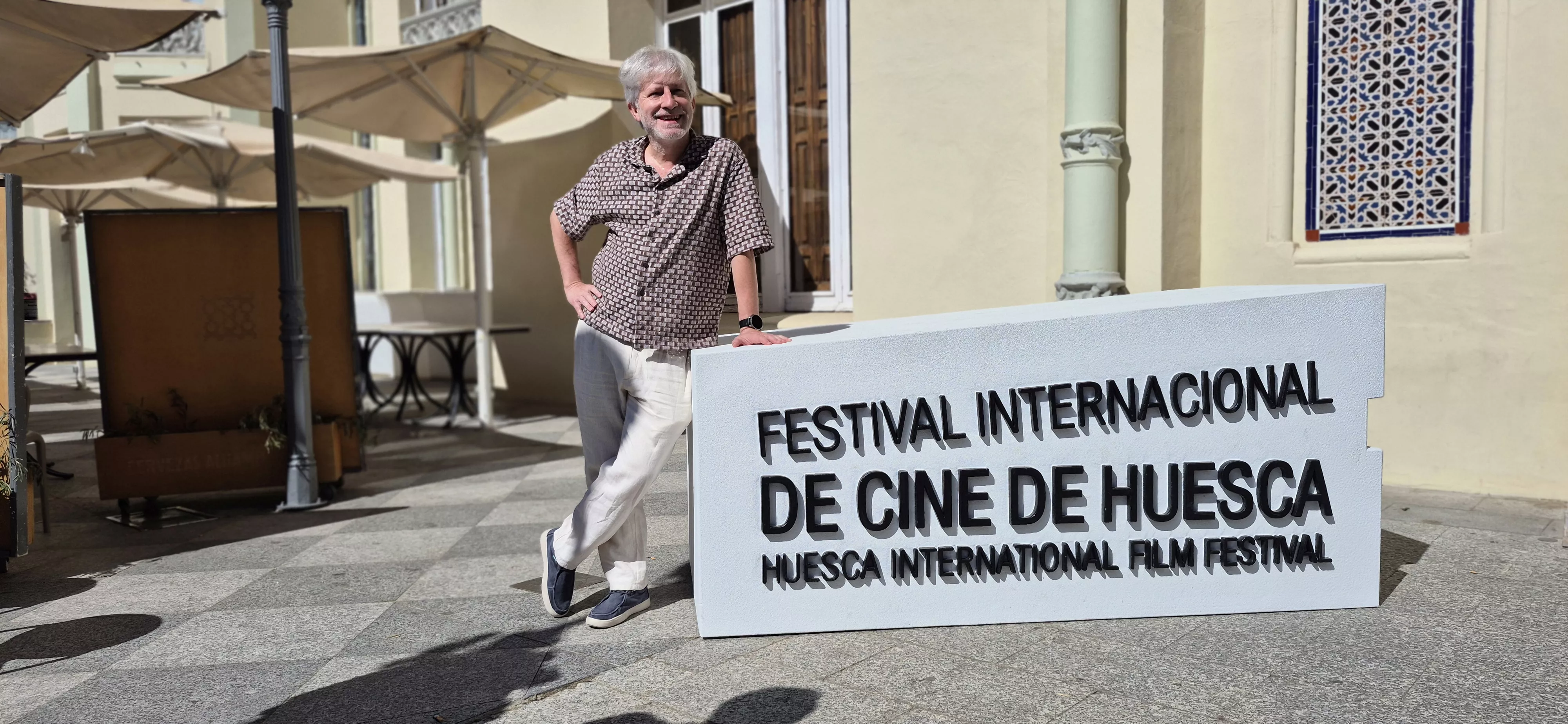 Gaizka Urresti, en el 54º Festival Internacional de Cine de Huesca. Foto Myriam Martínez