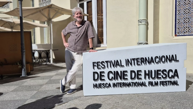 Gaizka Urresti, en el 54º Festival Internacional de Cine de Huesca. Foto Myriam Martínez Gaizka Urresti, en el 54º Festival Internacional de Cine de Huesca. Foto Myriam Martínez